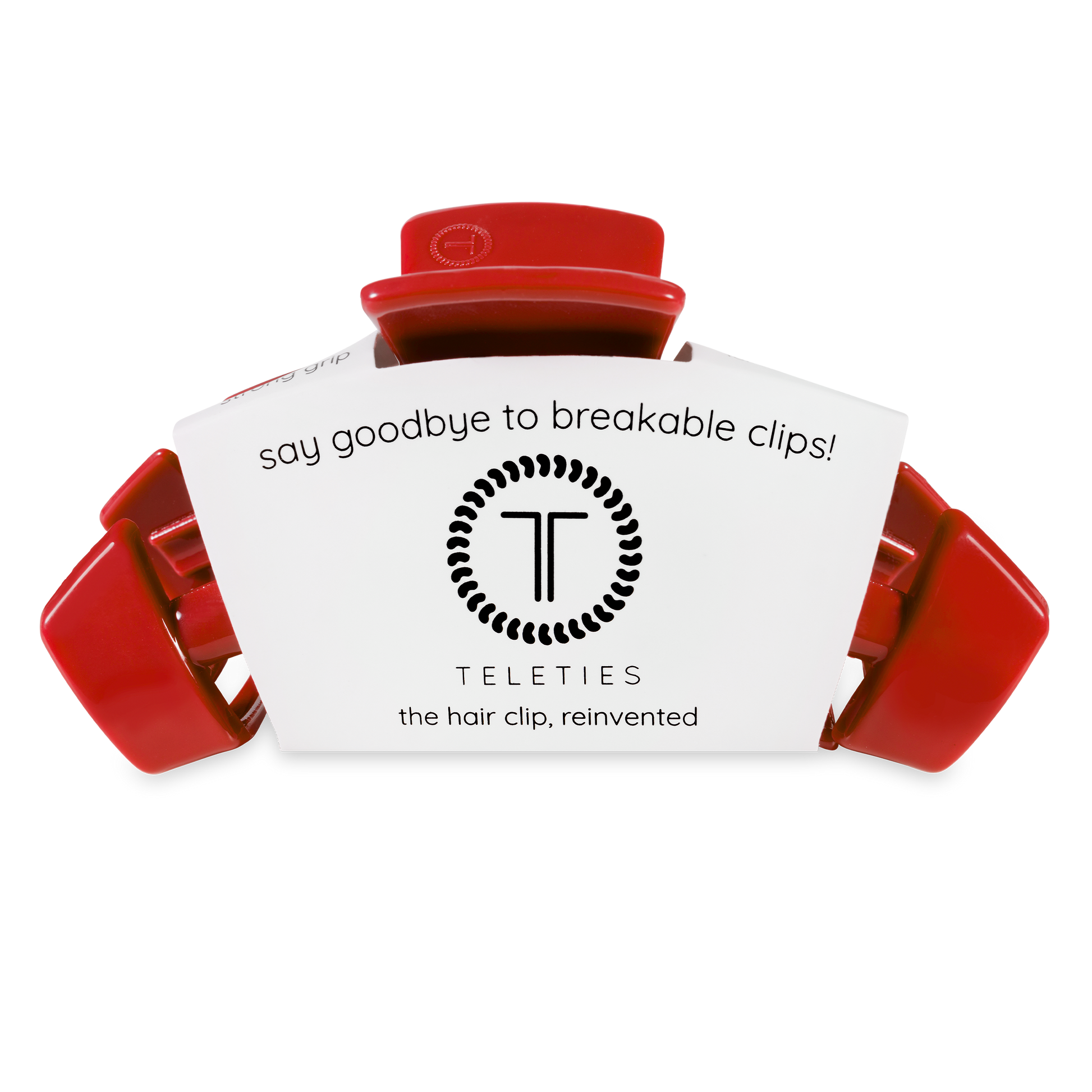 TELETIES - Classic Hair Clip | Large | Red Carpet Ready TELETIES
