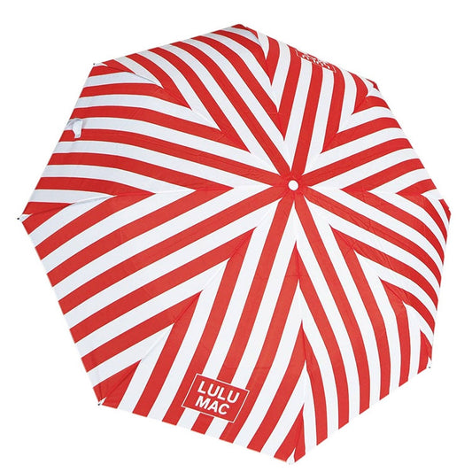 Girlie Girl Originals - Lulu Mac Umbrella-Red Stripe Girlie Girl Originals