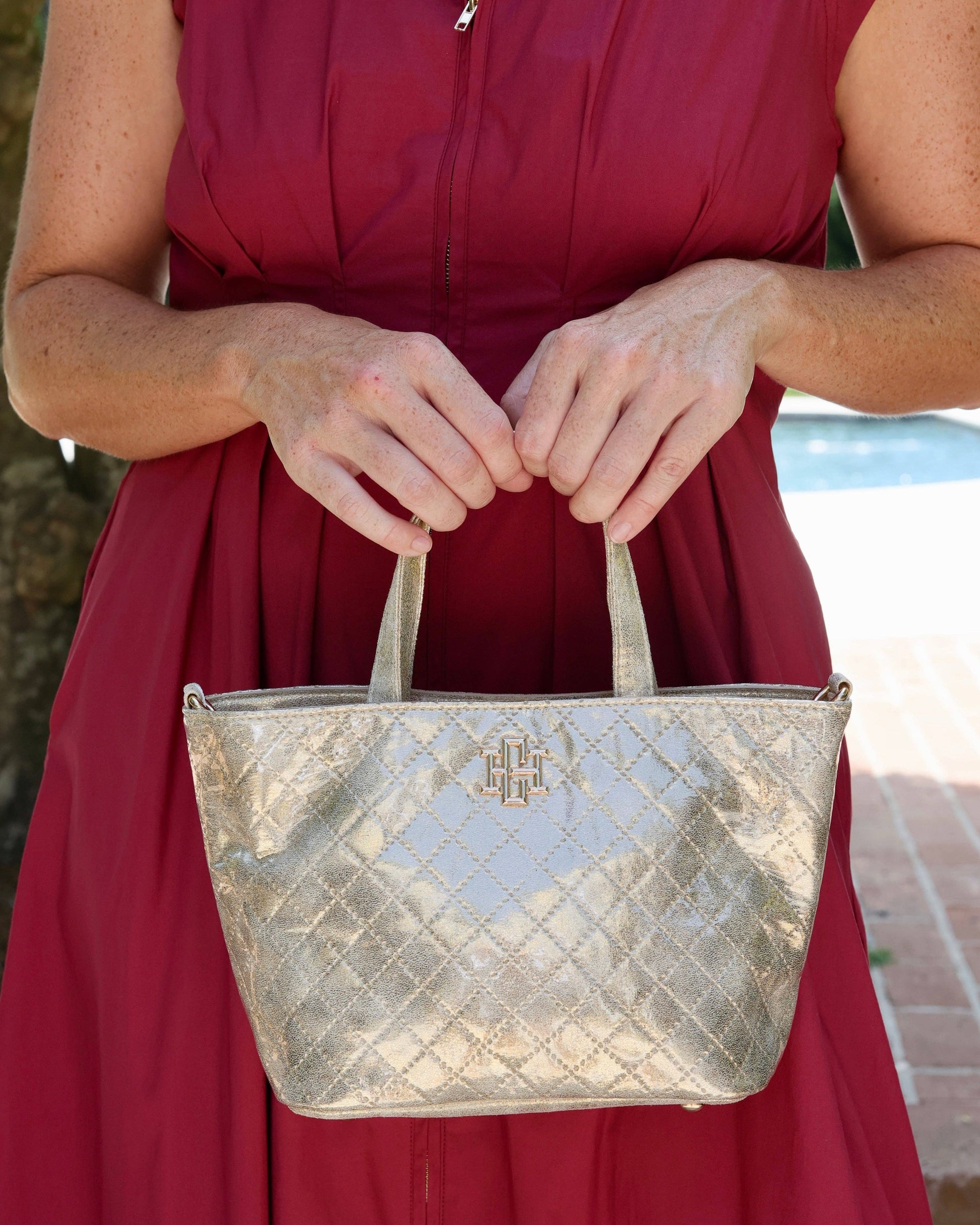 Caroline Hill - Maren Mini Tote Champagne Pop: Default Caroline Hill