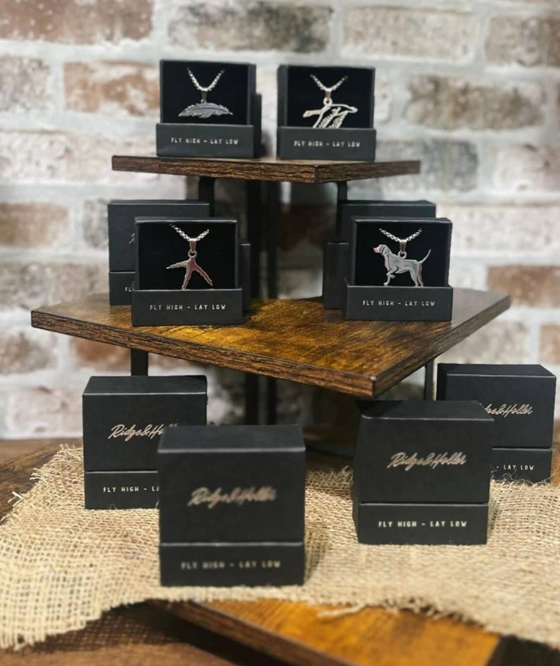 Ridge&Holler - Turkey Foot- Stainless Steel Necklace and Pendant: Adult (22") Ridge&Holler