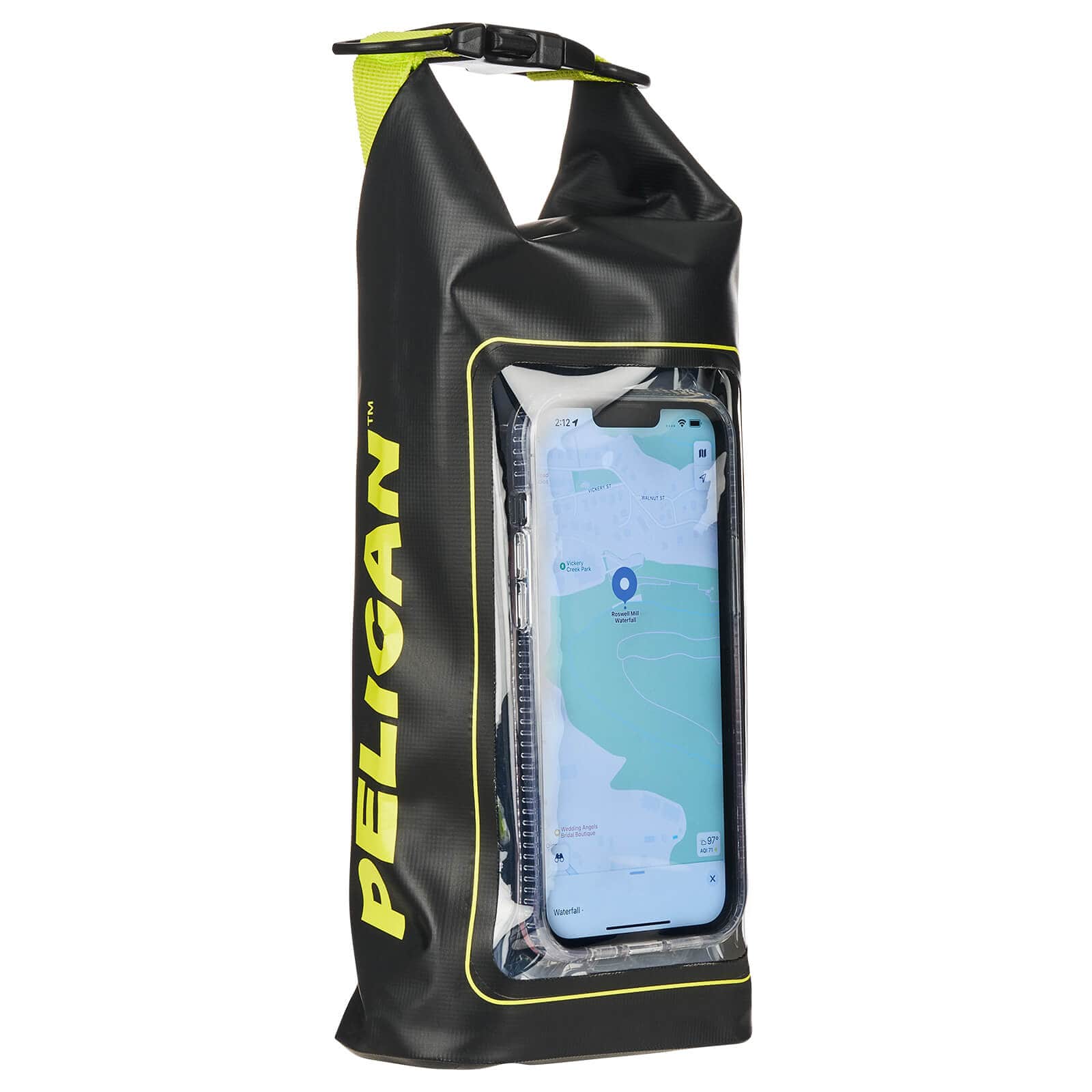 Case-Mate - Pelican Marine Water Resistant Dry Bag (Black/Hi Vis Yellow) - Phone Pouch: Black/Hi Vis Yellow Case-Mate