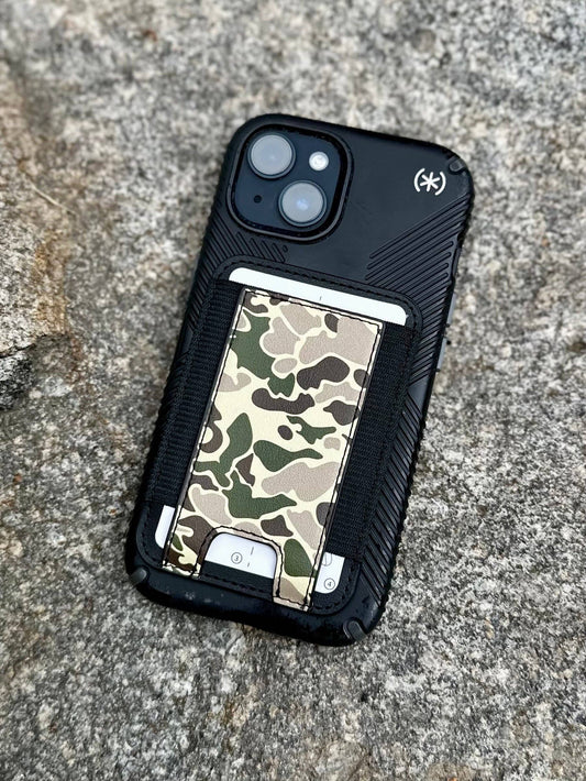 American Flyway Waterfowl - AFW Phone Magnetic CC Holder: Brown & Green OSC American Flyway Waterfowl