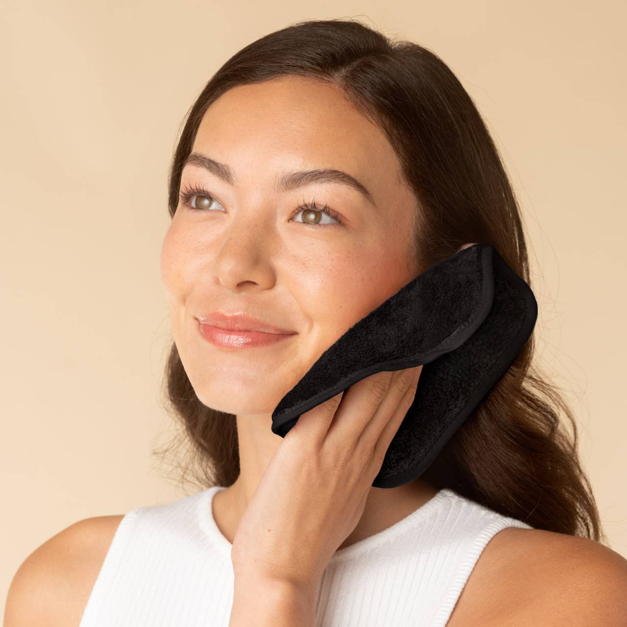 KITSCH - Microfiber Face Towels 3pc Set - Black KITSCH