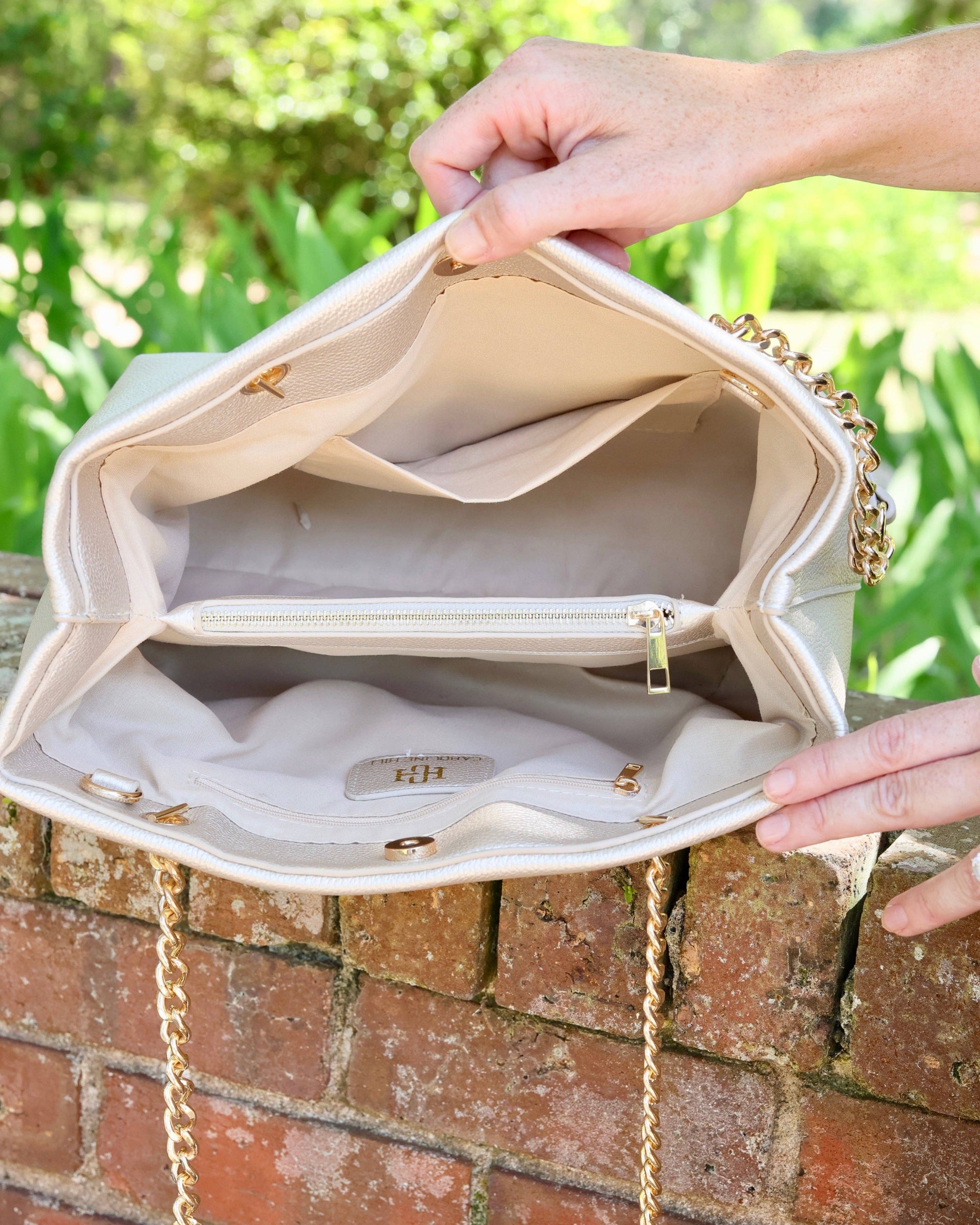 Caroline Hill - Blair Tote Pearl: Default Caroline Hill