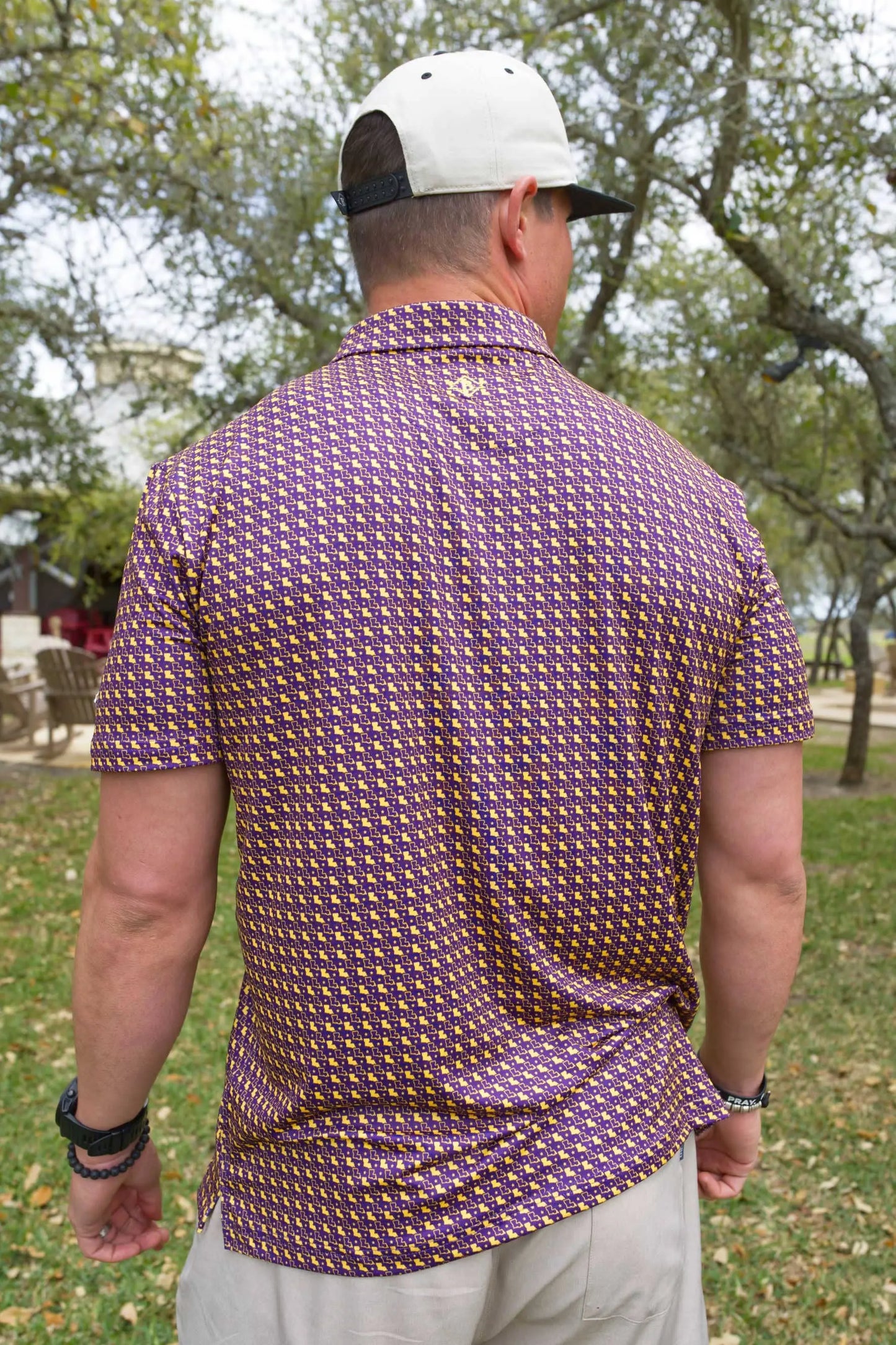 BURLEBO - Performance Polo - Louisiana Purple BURLEBO