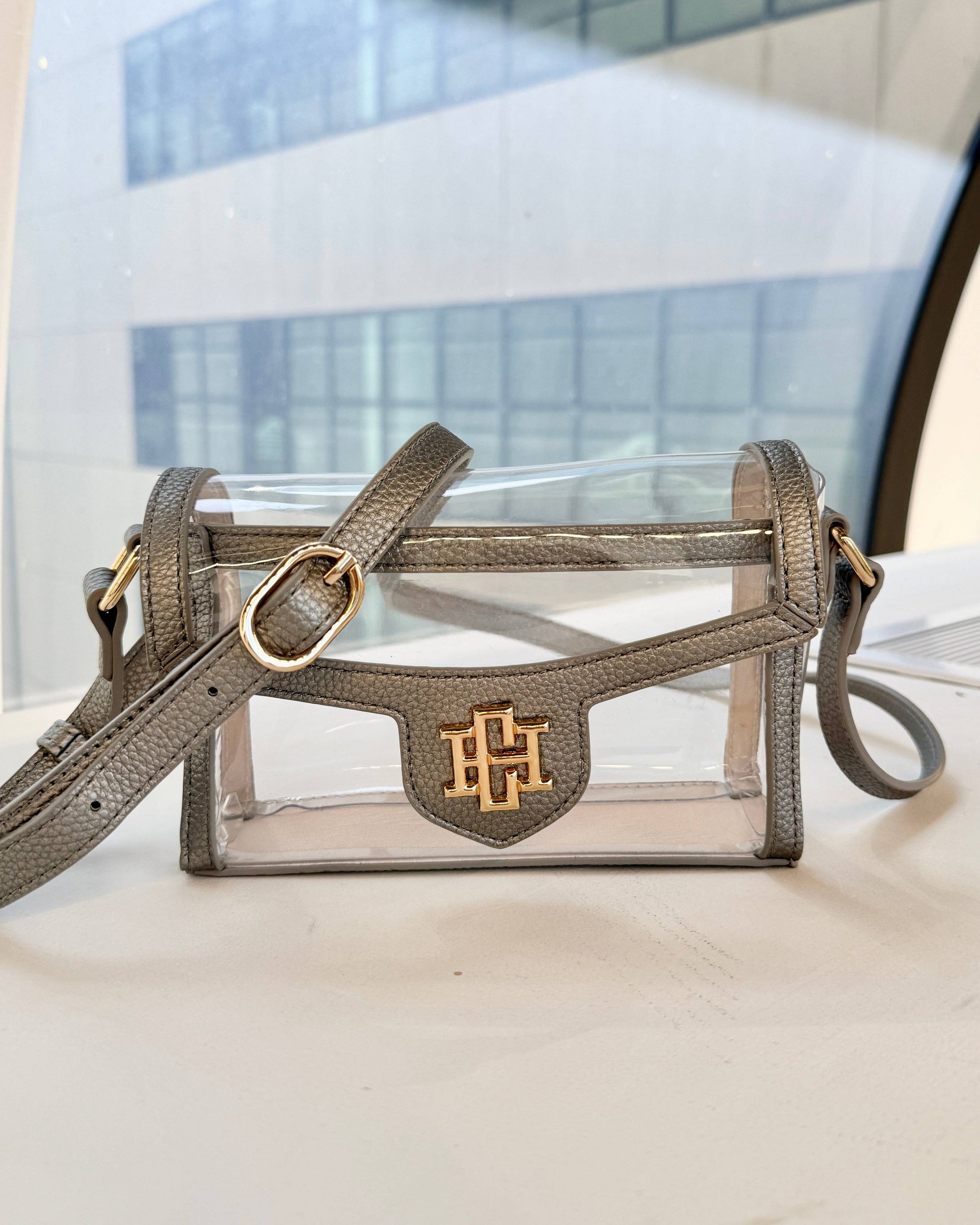 Caroline Hill - Anna Clear Bag Black Pearl: Default Caroline Hill