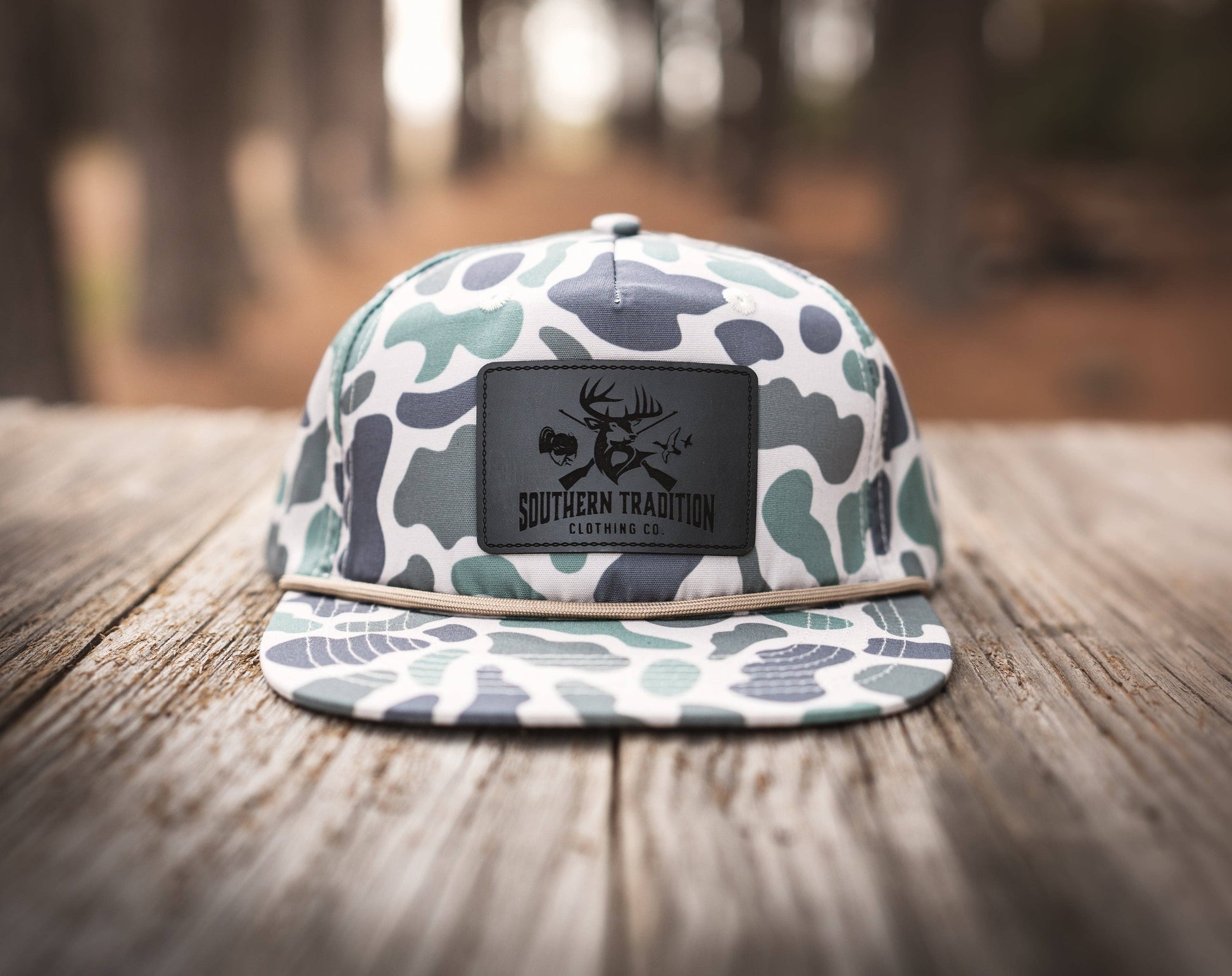 Southern Tradition Tradition Clothing Co - Flat Bill Marsh Camo Southern Tradition Tradition Clothing Co
