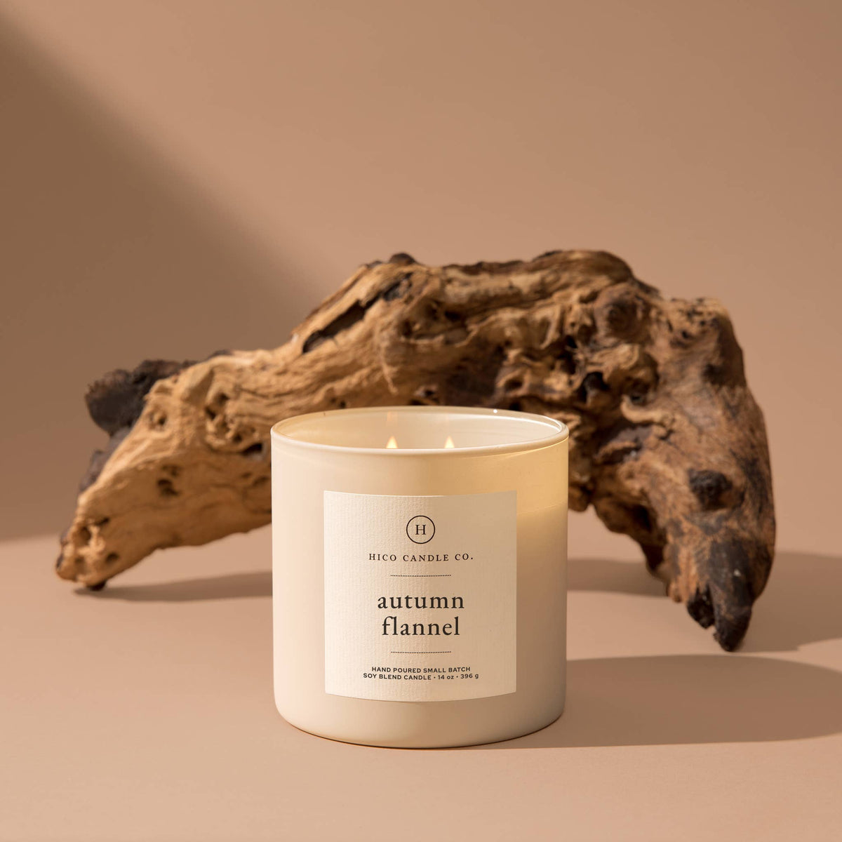 Hico Candle Co. - Autumn Flannel Fall Soy Candle 14 oz | Caramel, Leather Hico Candle Co.