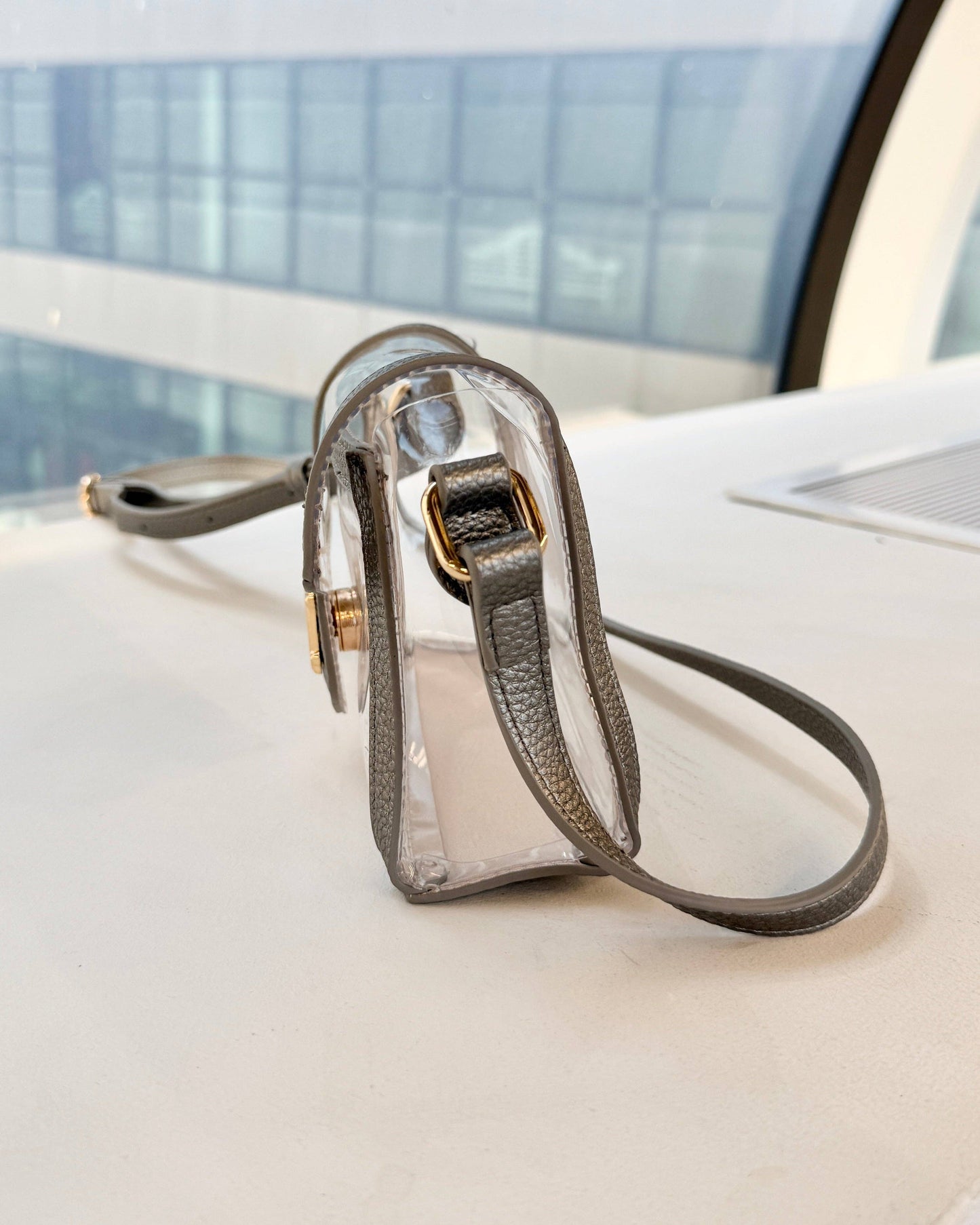 Caroline Hill - Anna Clear Bag Black Pearl: Default Caroline Hill