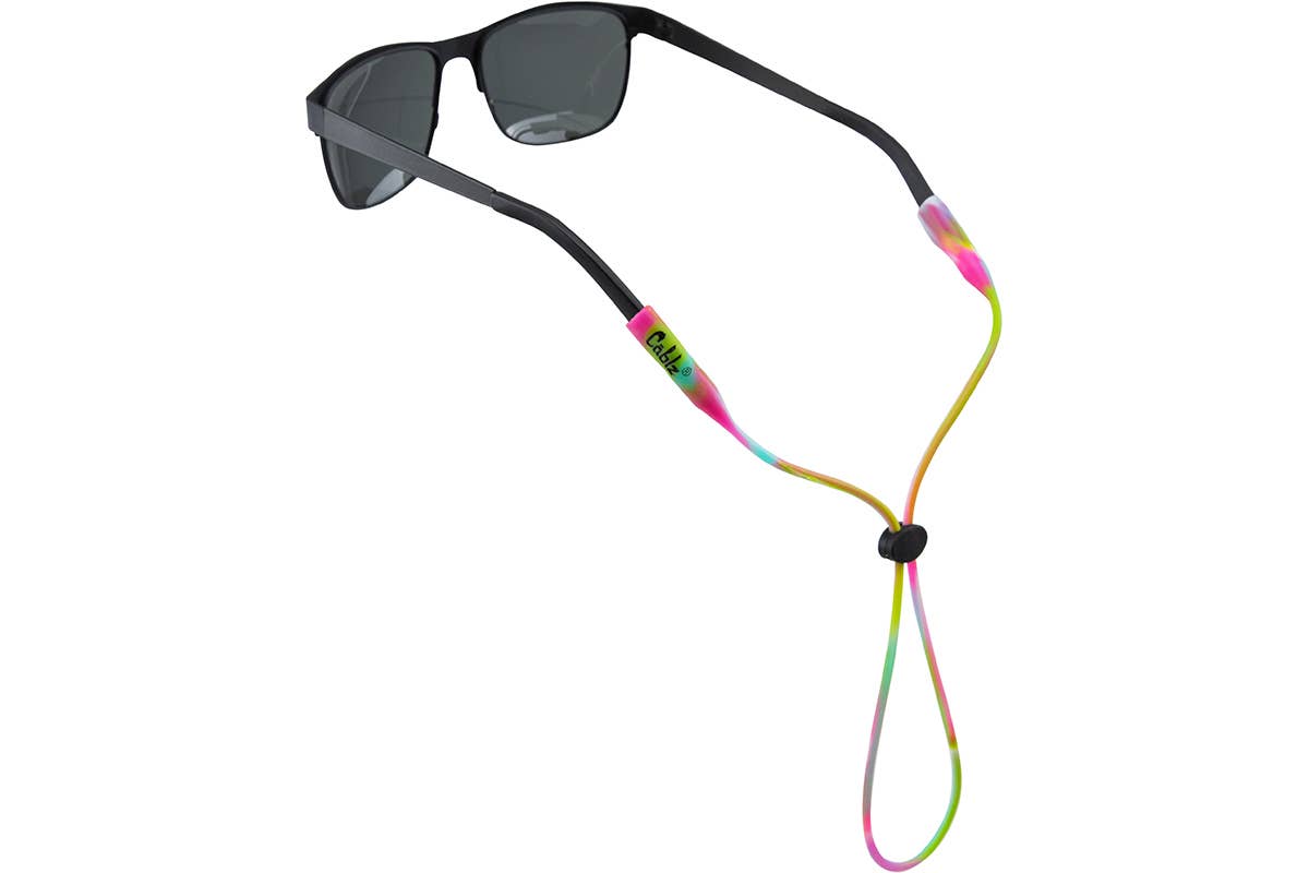 Cablz, Inc - Cablz - Silicone.  Made from 100% -SiliconeNeonTSwirl: Neon Teal/Green/Pink/White / 16" Cablz, Inc
