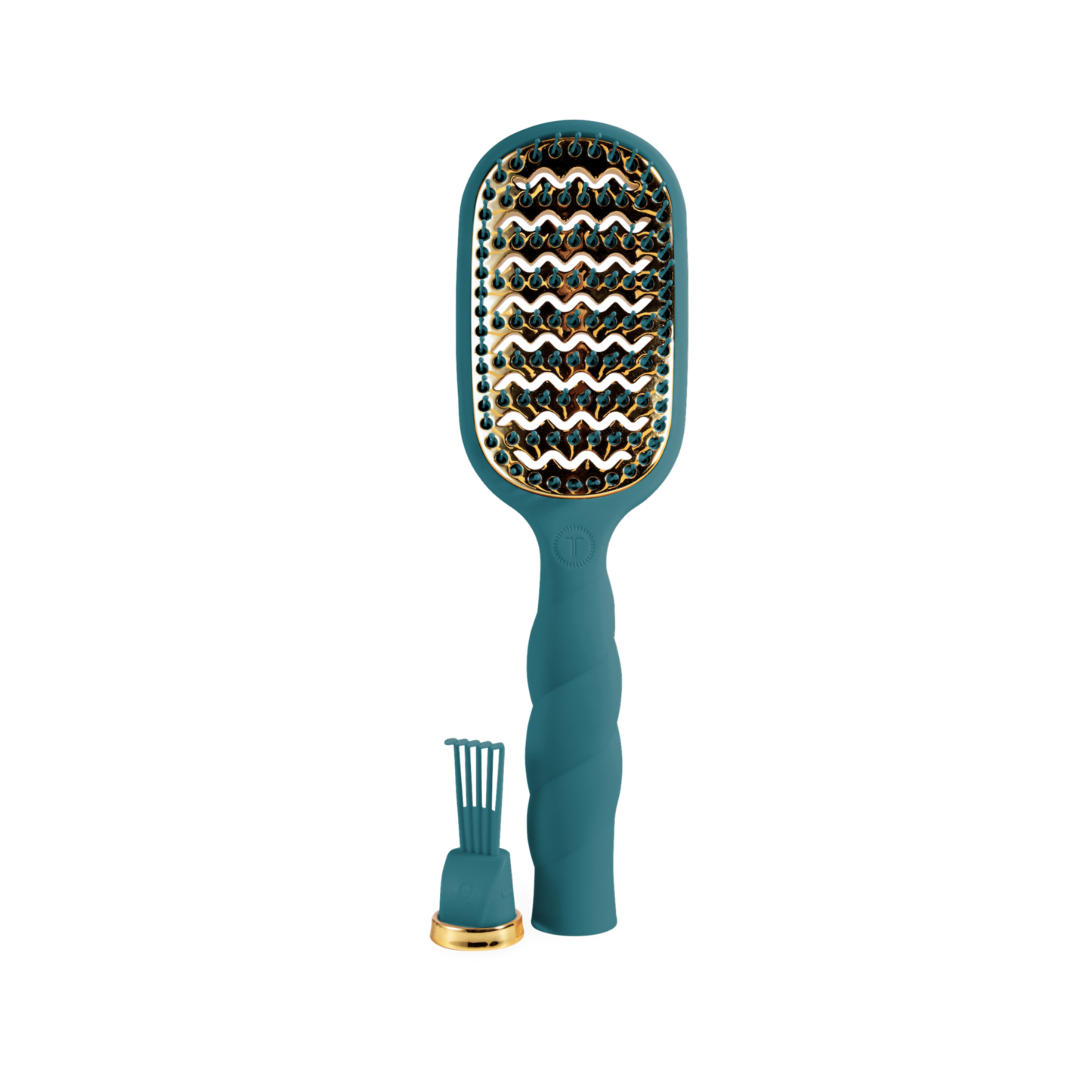 TELETIES - Vented Hair Brush - Teal With It TELETIES