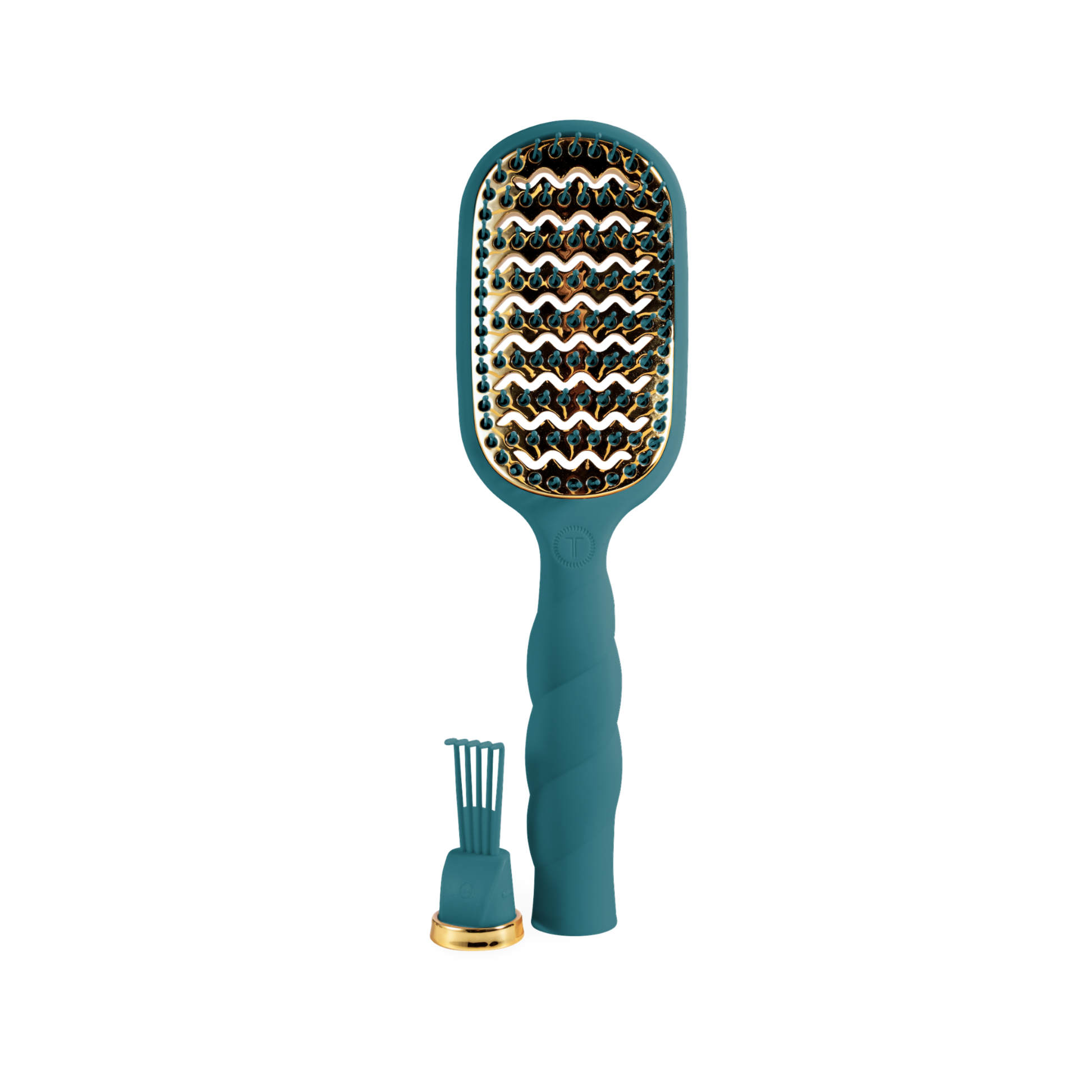 TELETIES - Vented Hair Brush - Teal With It TELETIES