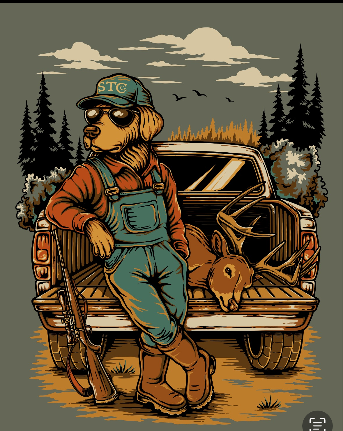 Southern Tradition Tradition Clothing Co - Deer Huntin’ Ain’t Easy T-Shirt: S Southern Tradition Tradition Clothing Co