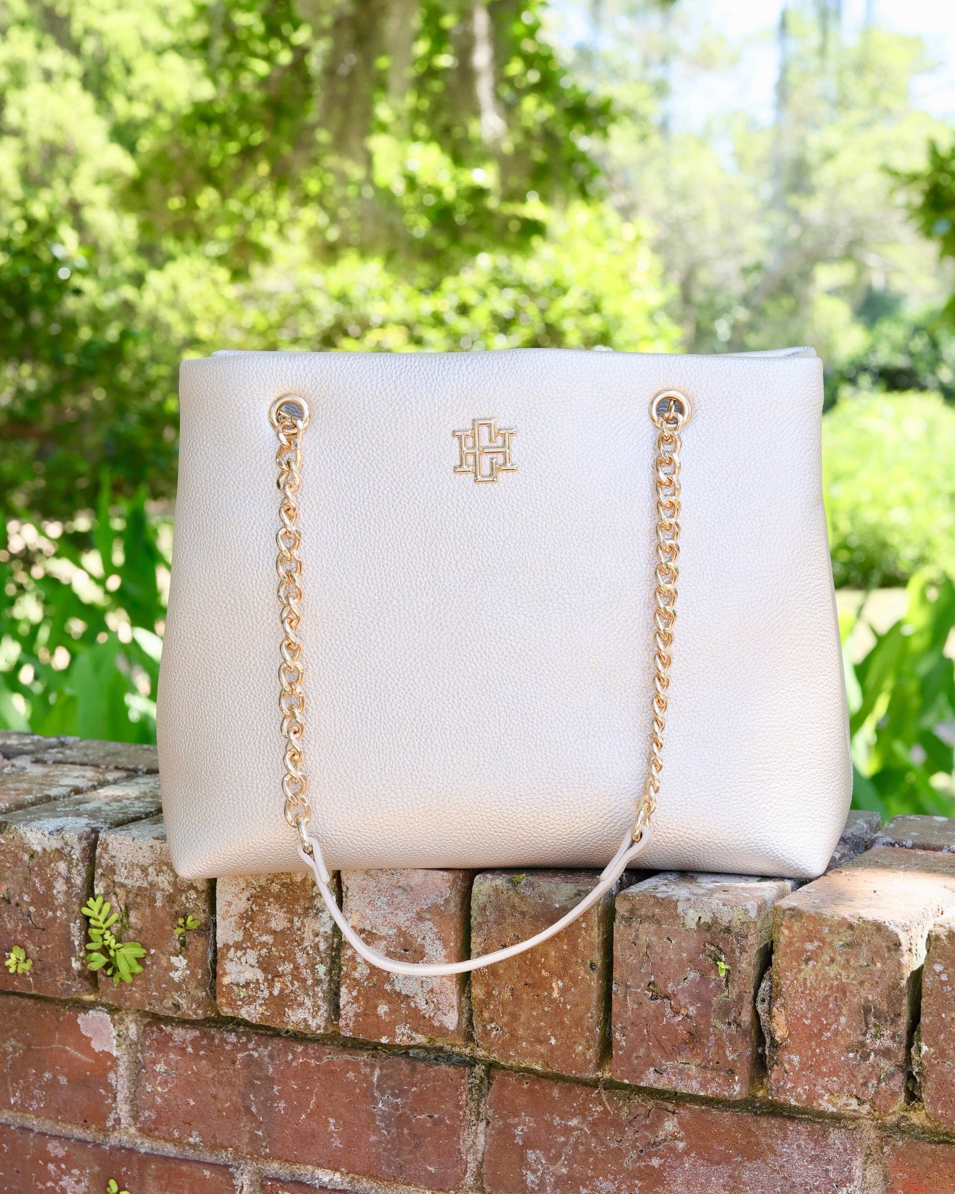 Caroline Hill - Blair Tote Pearl: Default Caroline Hill