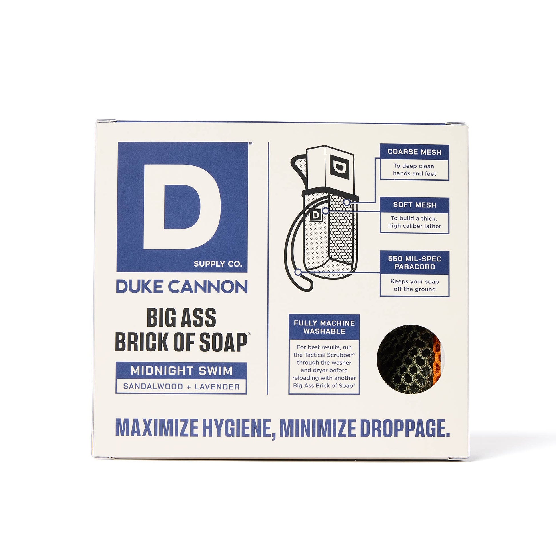 Duke Cannon - Soap on a Rope Bundle Pack - Midnight Swim + Tactical Scrubb Duke Cannon