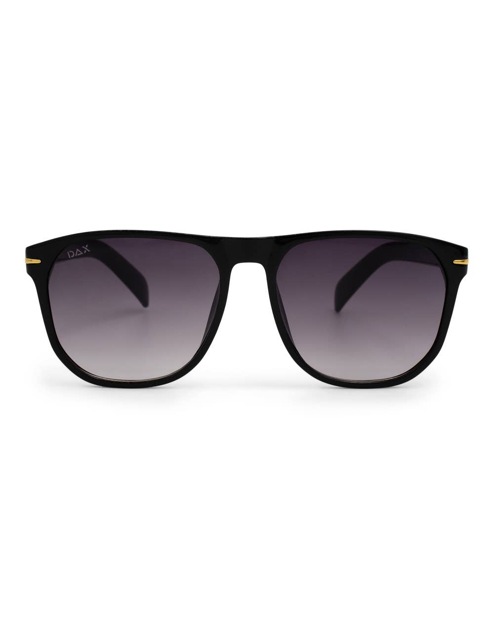 DAX Eyewear - Jax - Women's Small/ Medium Square Sunglasses: Black DAX Eyewear