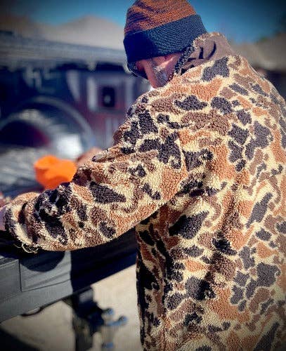 American Flyway Waterfowl - AFW Full Zip Ultra Quiet OSC Sherpa Fleece Jacket: XL American Flyway Waterfowl