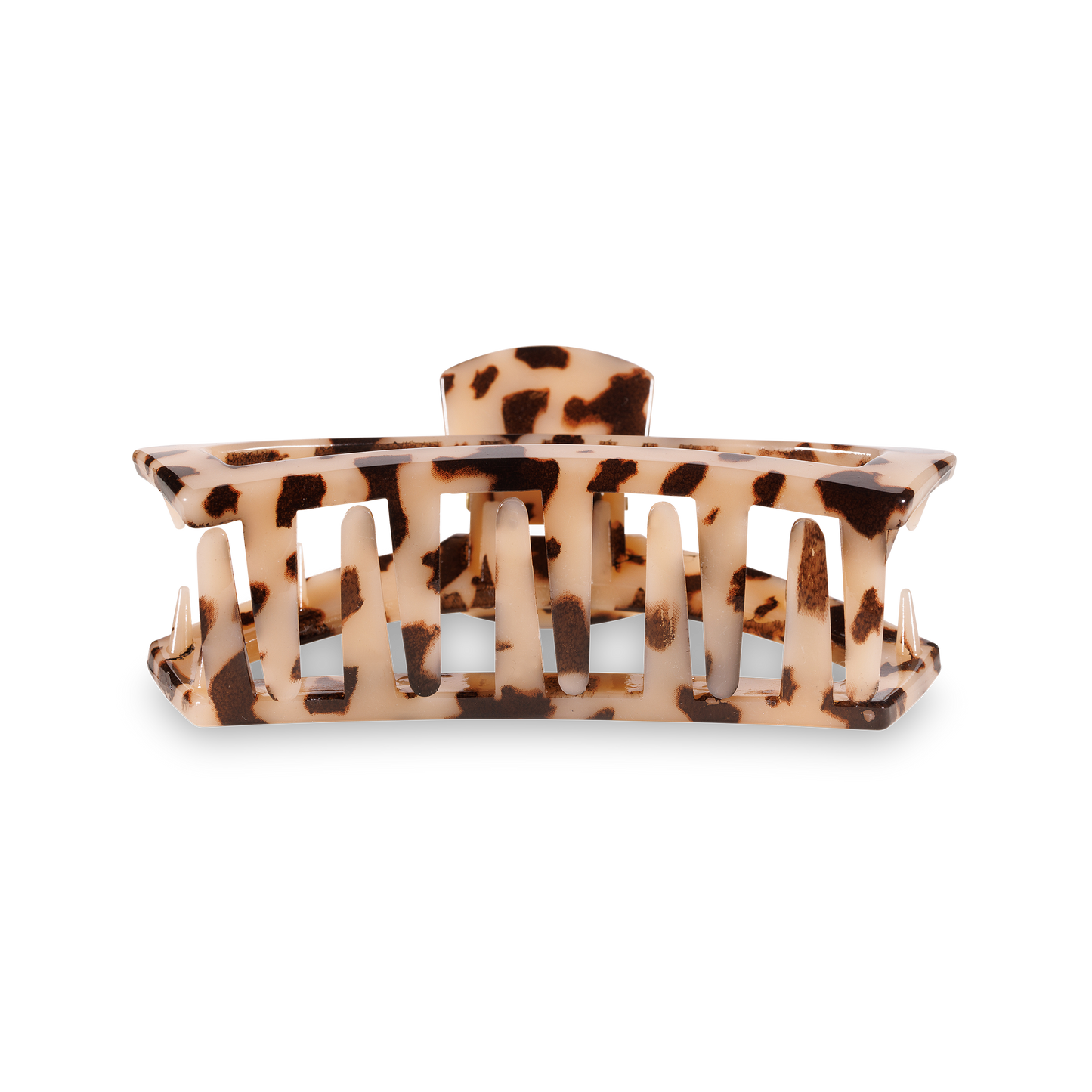 TELETIES - Open Hair Clip | Medium | Blonde Tortoise TELETIES