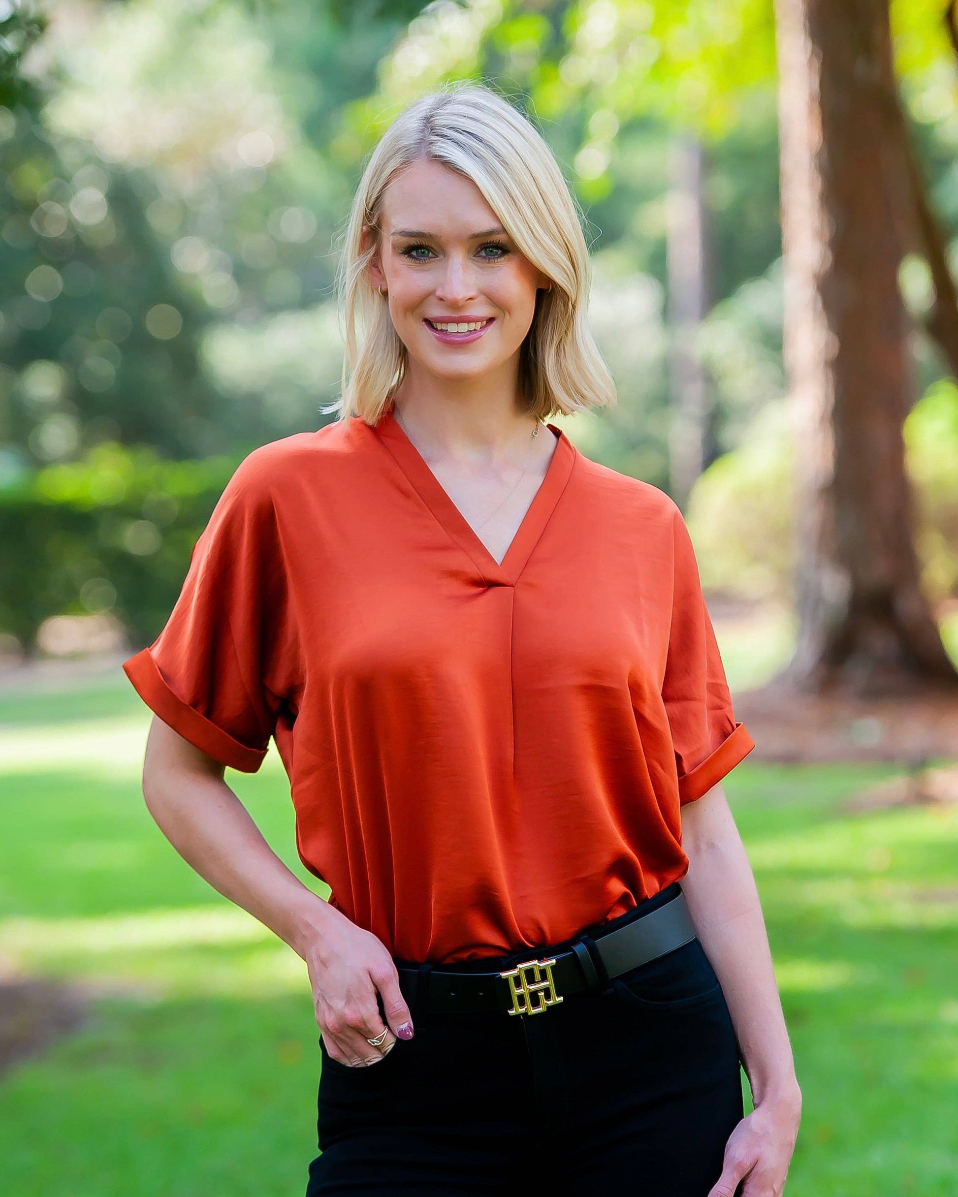 Caroline Hill - Bridgette Belt Black: Default Caroline Hill