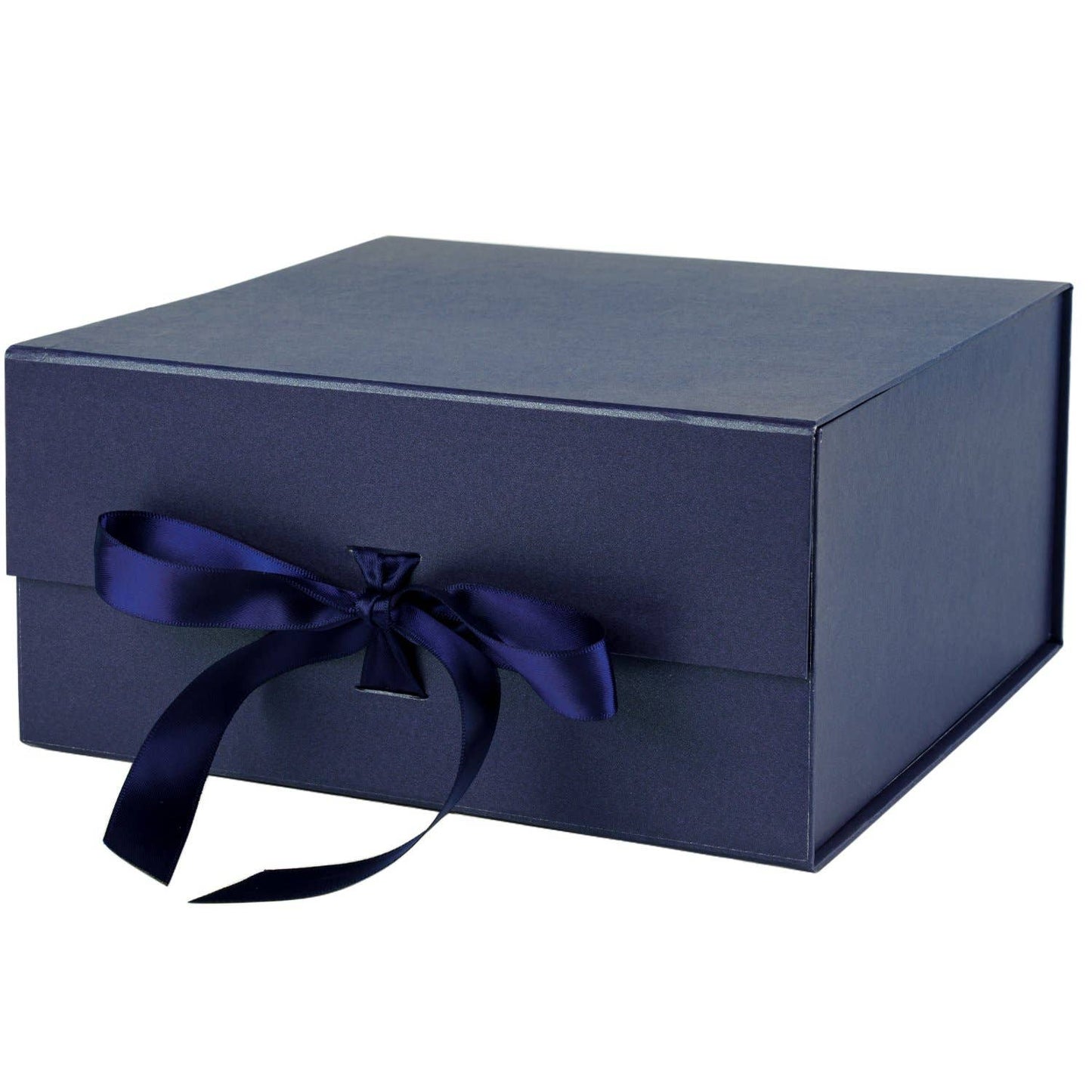 LA Ribbons Wholesale - Collapsible Gift Box with Satin Ribbon and Magnetic Lid: Taro LA Ribbons Wholesale