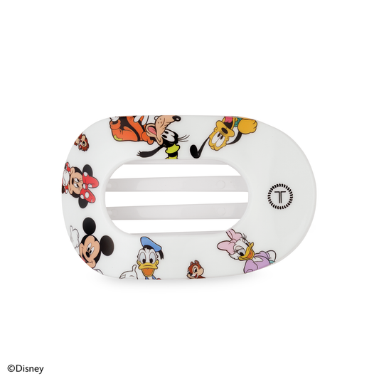 TELETIES - Mickey and Friends | Medium | Flat Round Hair Clip TELETIES