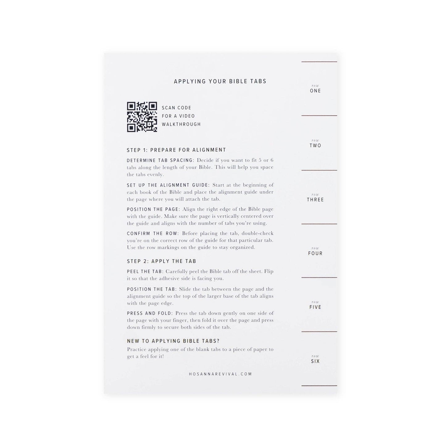 Hosanna Revival - Bible Tabs: Gold Foiling Hosanna Revival