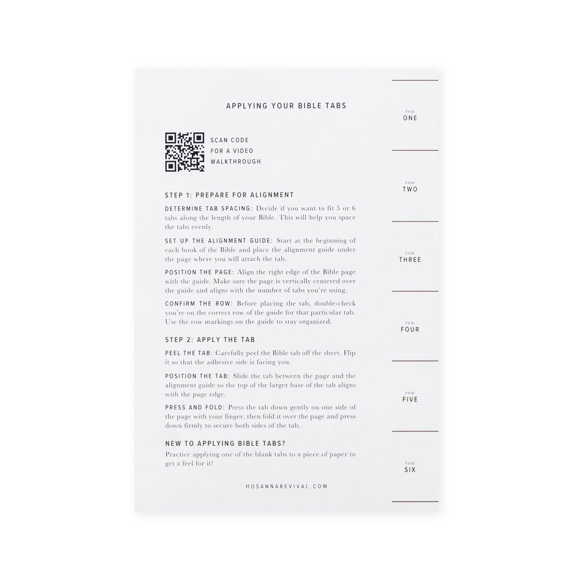 Hosanna Revival - Bible Tabs: Gold Foiling Hosanna Revival