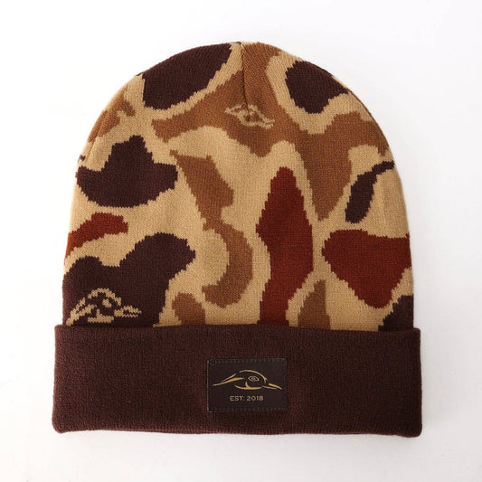 American Flyway Waterfowl - Brown OSC Beanie: BROWN CUFF BROWN OSC American Flyway Waterfowl