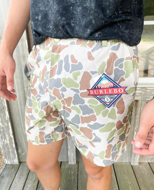 BURLEBO - Everyday Shorts - Driftwood Camo BURLEBO