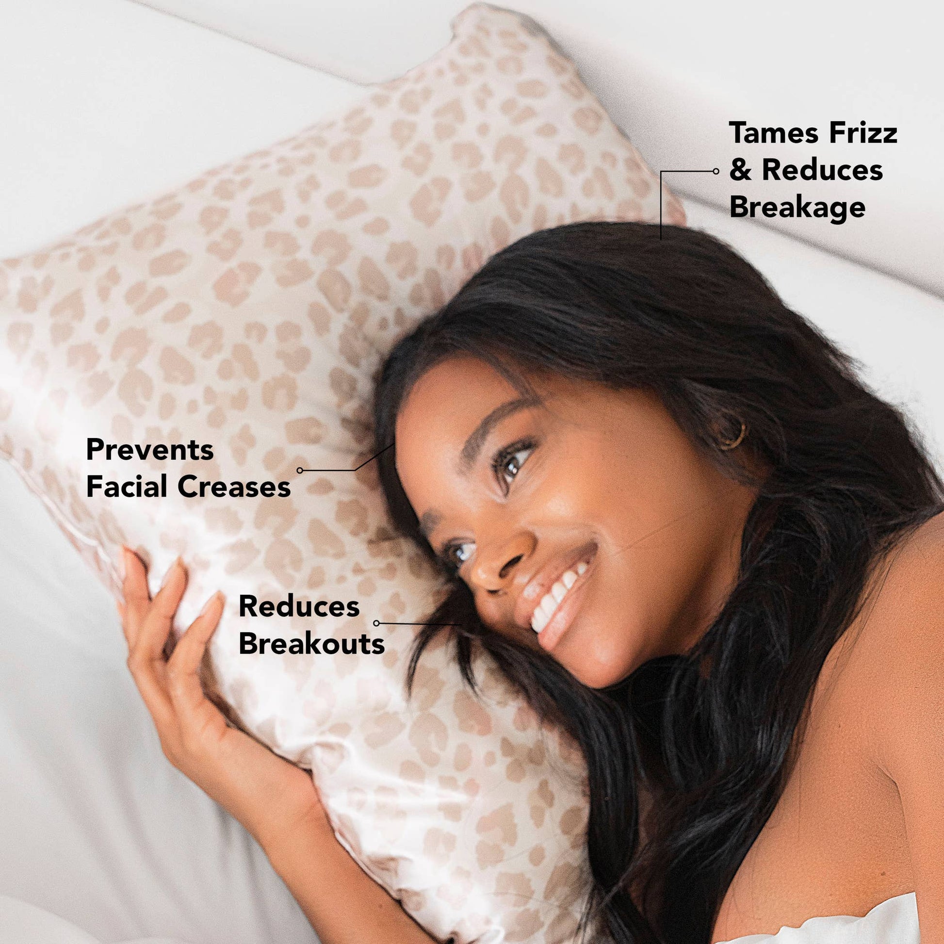 KITSCH - Satin Pillowcase Standard - Leopard KITSCH
