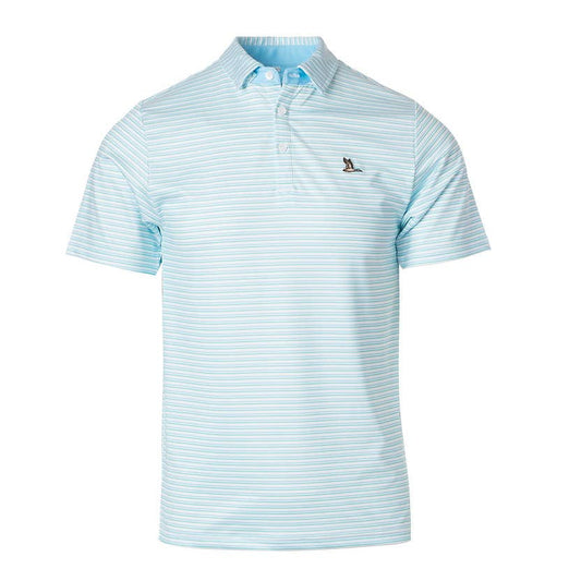 Buck Wild Branding - Roost Cayuga Polo (RW-194): Blue/ Green / 2T Buck Wild Branding