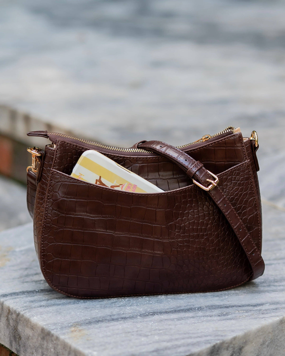 Caroline Hill - Charlee Crossbody Chocolate EC: Default Caroline Hill