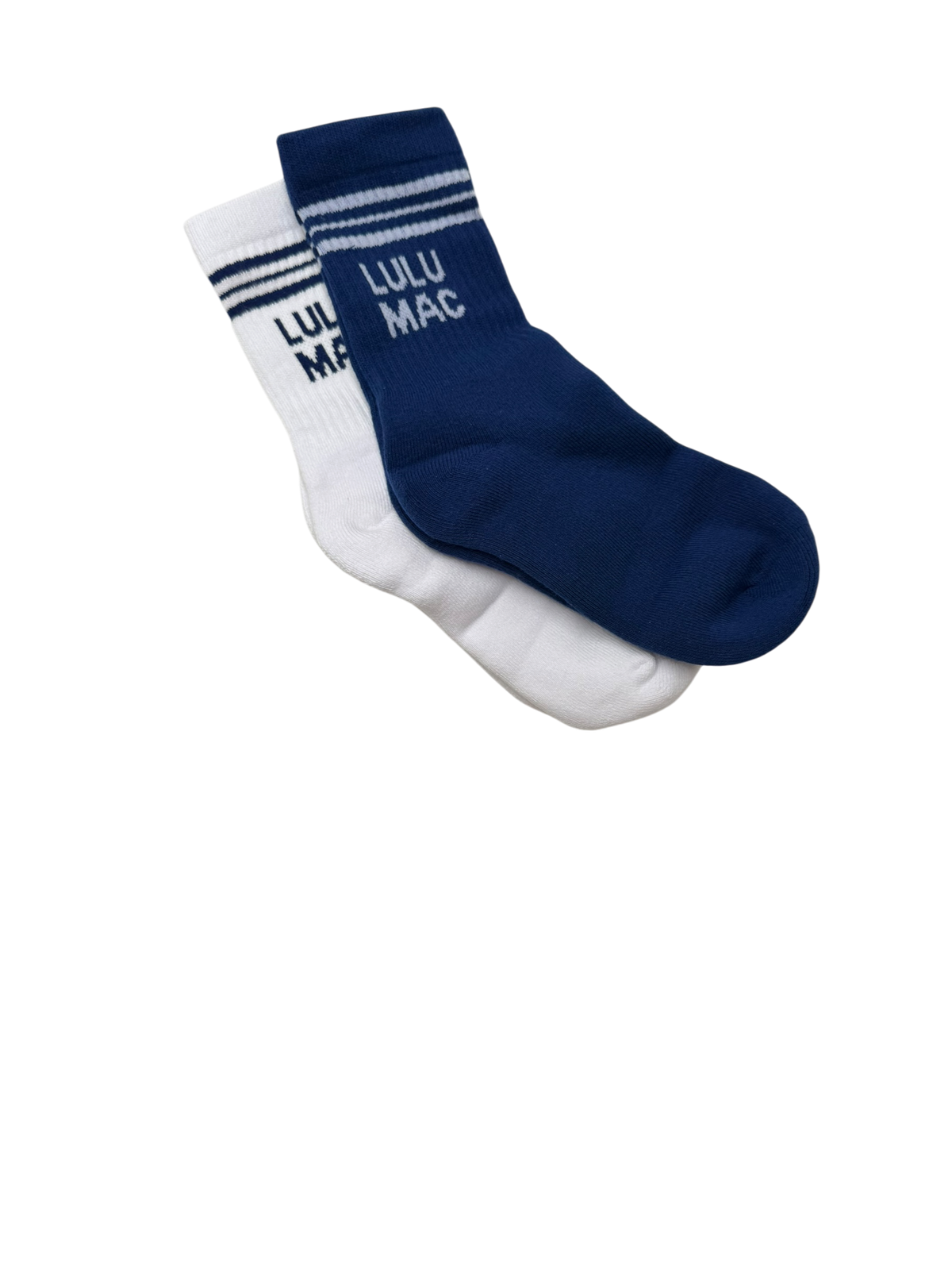 Girlie Girl Originals - LM-SO-1000 Lulu Mac Socks 2 Pair Box-  NAVY/NAVY Girlie Girl Originals