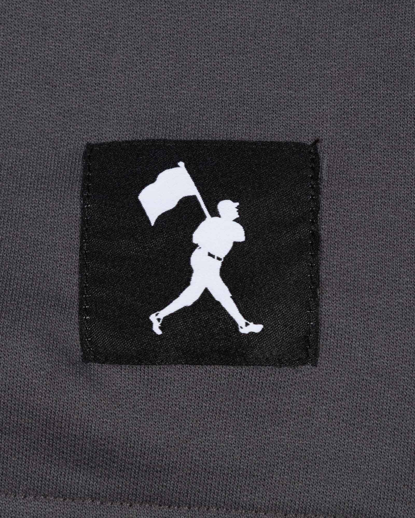 Baseballism - Play Hard Comfort Sweat Shorts (Charcoal) - Youth: Youth Medium Baseballism