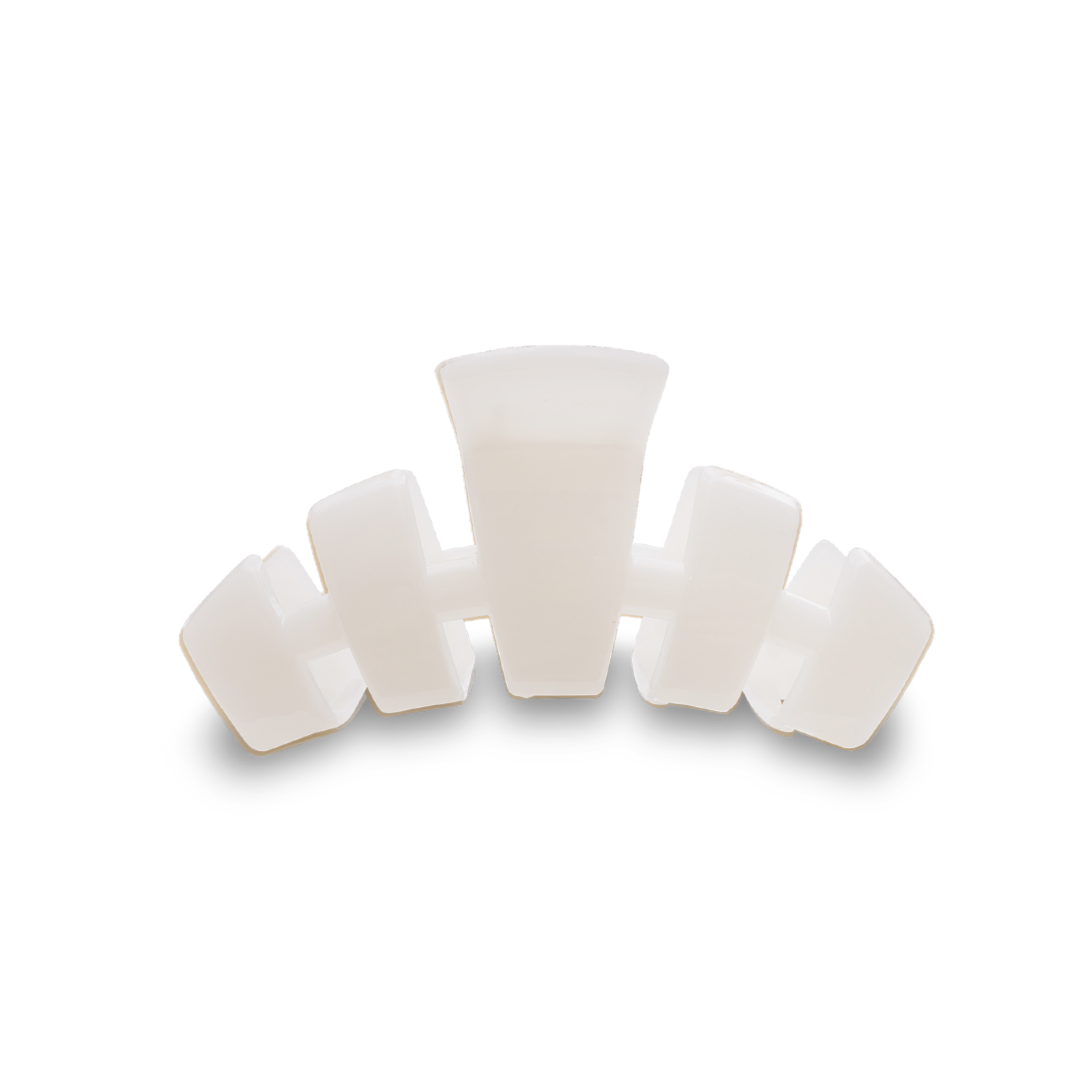TELETIES - Classic Hair Clip | Small | Coconut White TELETIES