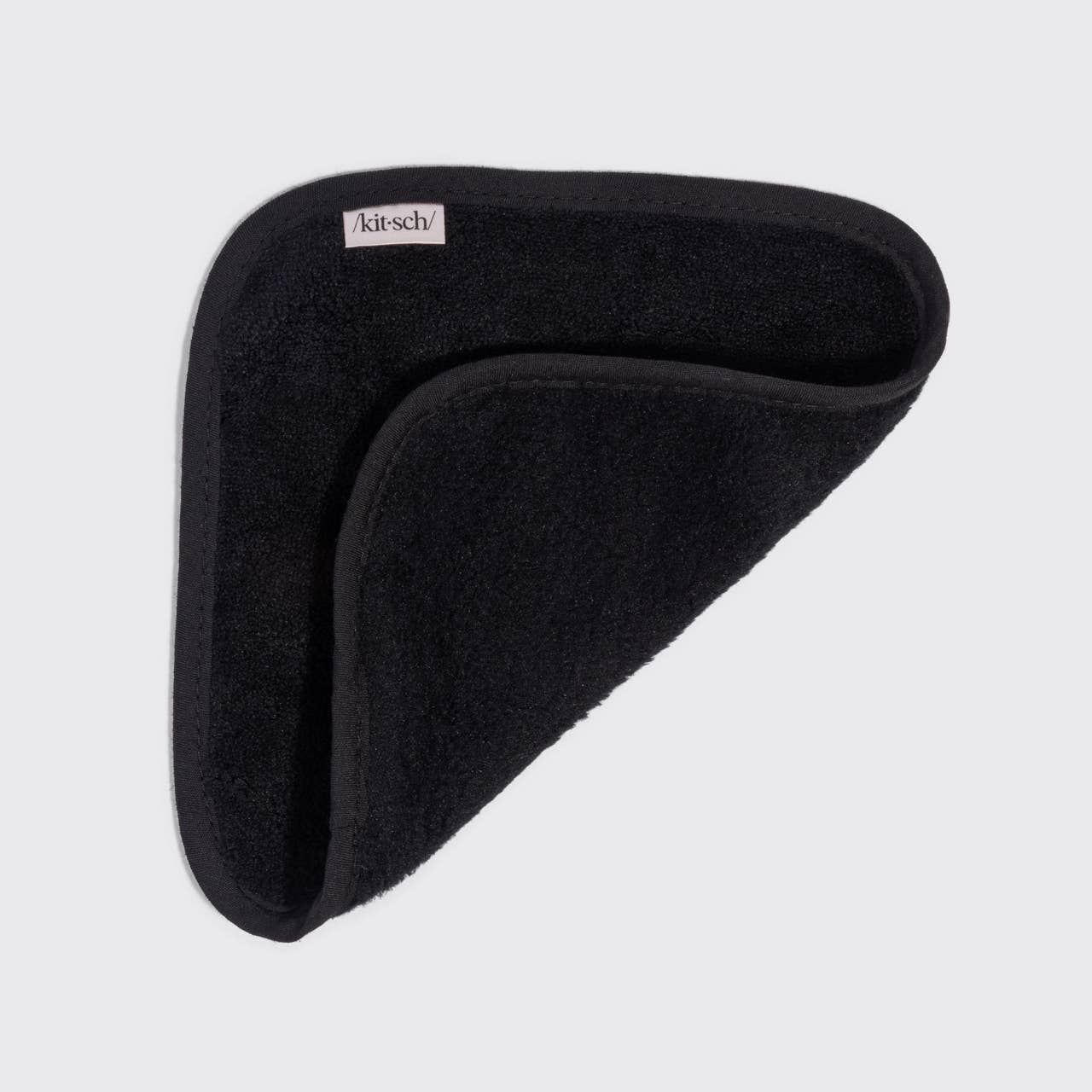 KITSCH - Microfiber Face Towels 3pc Set - Black KITSCH