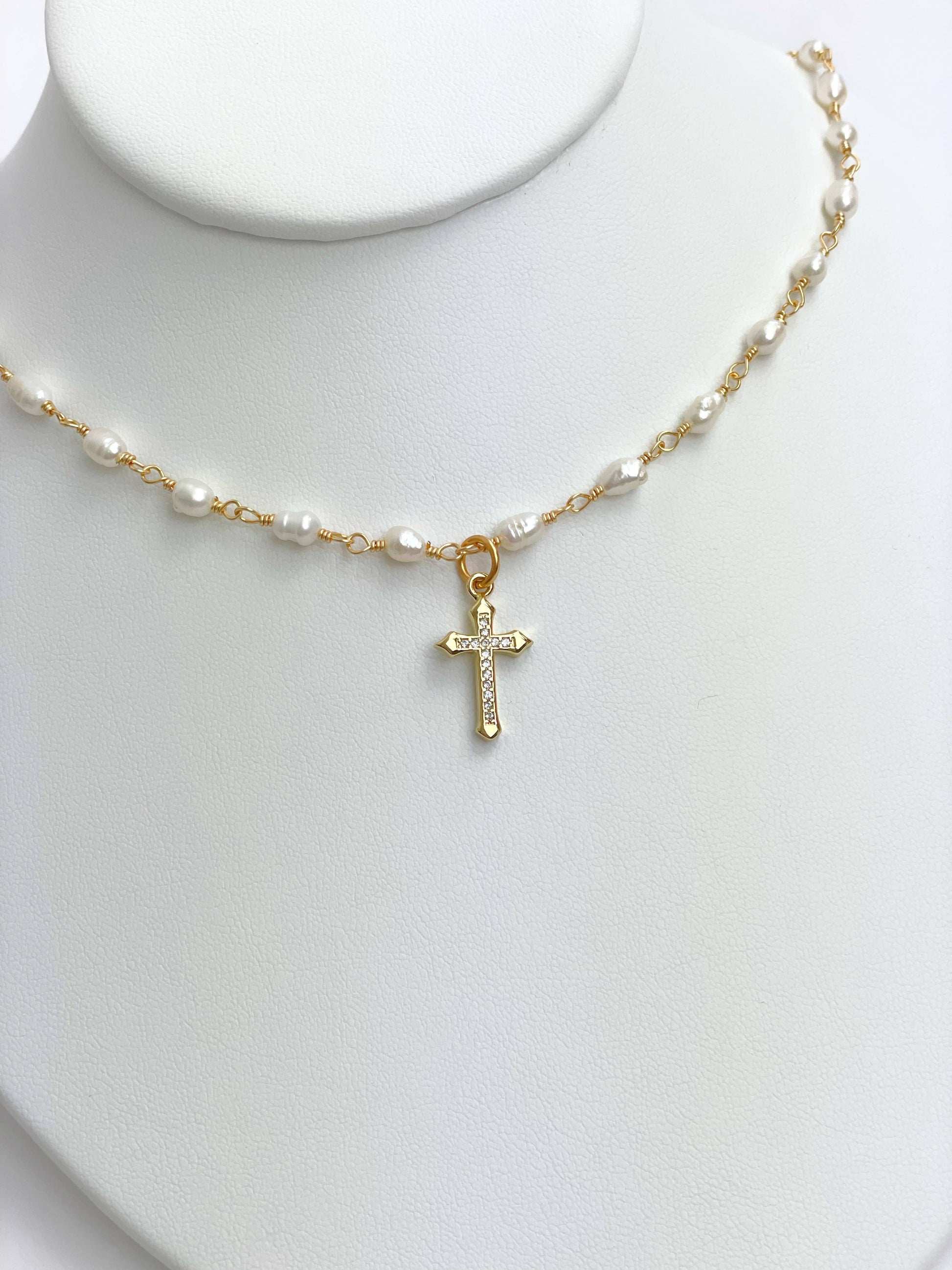 Taylor Shaye Designs - Jacee Cross Necklace Taylor Shaye Designs