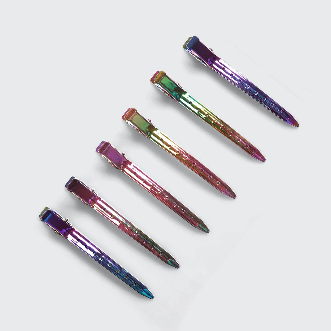 KITSCH - Styling Hair Clips 6pc - Iridescent KITSCH