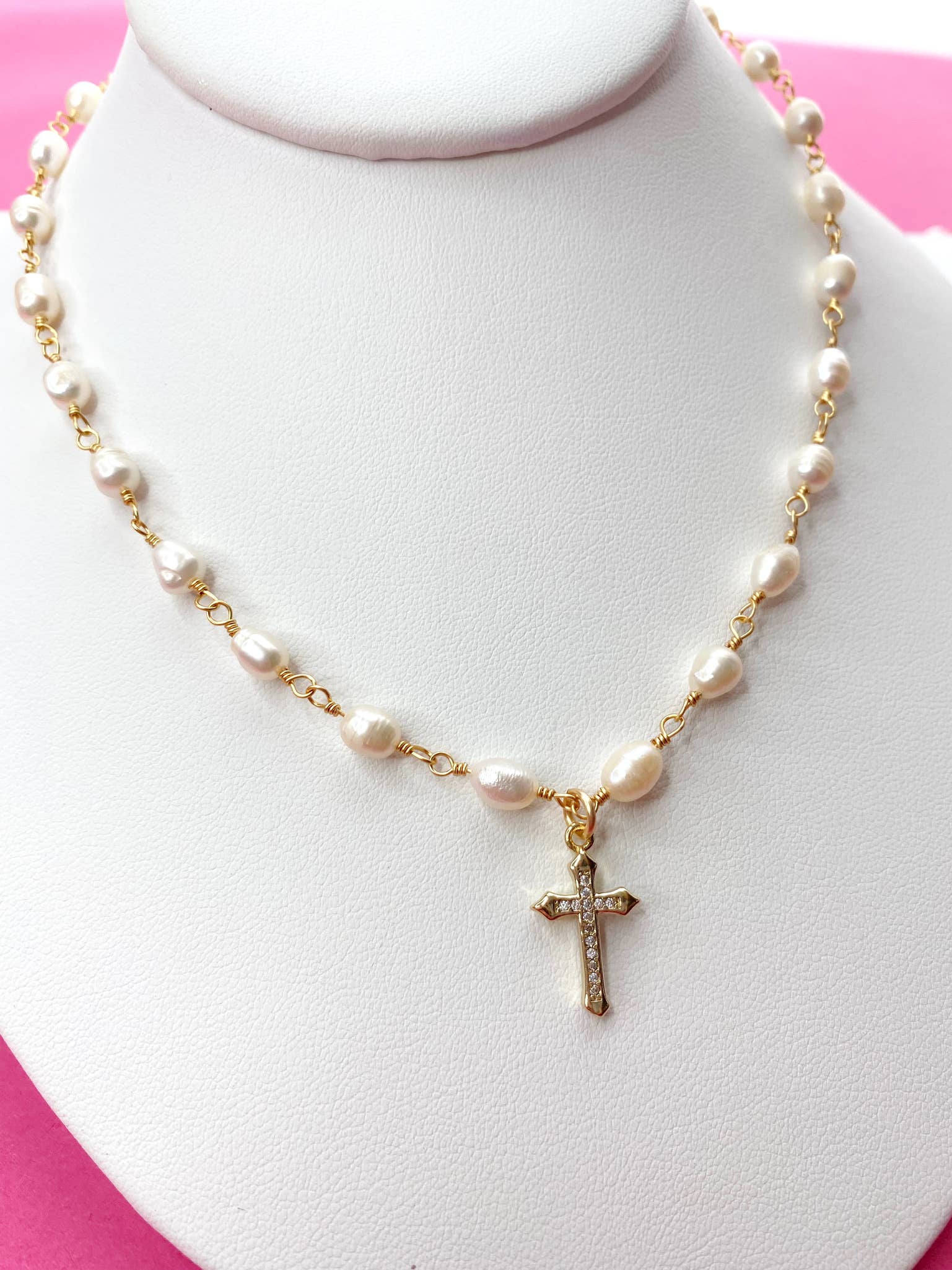 Taylor Shaye Designs - Jacee Cross Necklace Taylor Shaye Designs