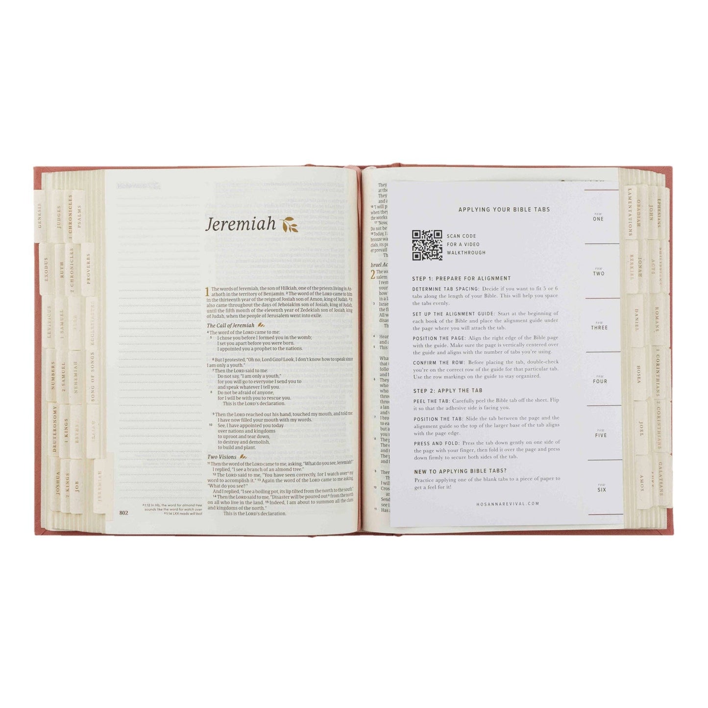 Hosanna Revival - Bible Tabs: Gold Foiling Hosanna Revival