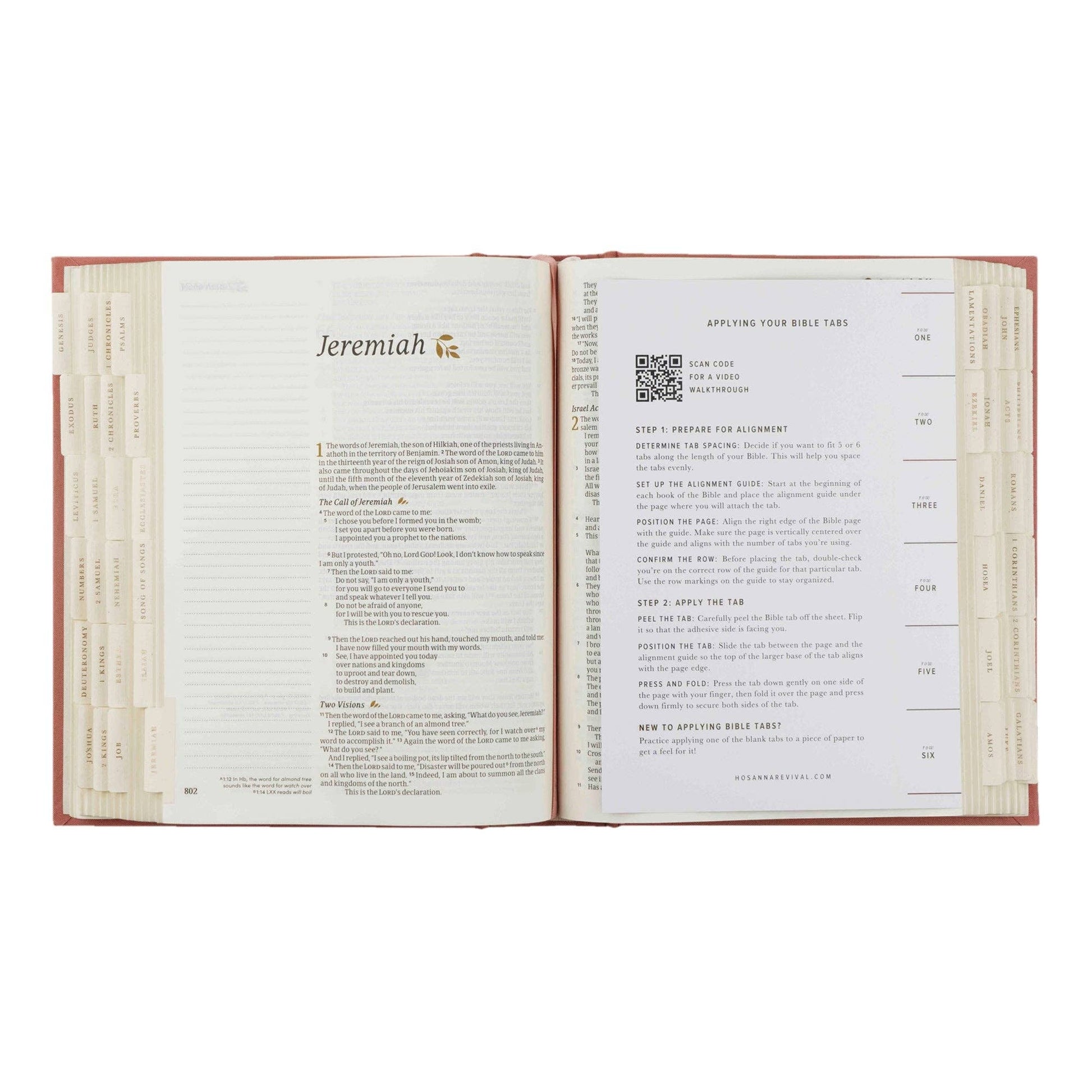 Hosanna Revival - Bible Tabs: Gold Foiling Hosanna Revival
