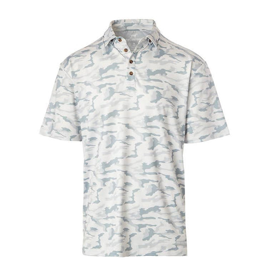 Buck Wild Branding - Snow Camo Polo (897): S Buck Wild Branding