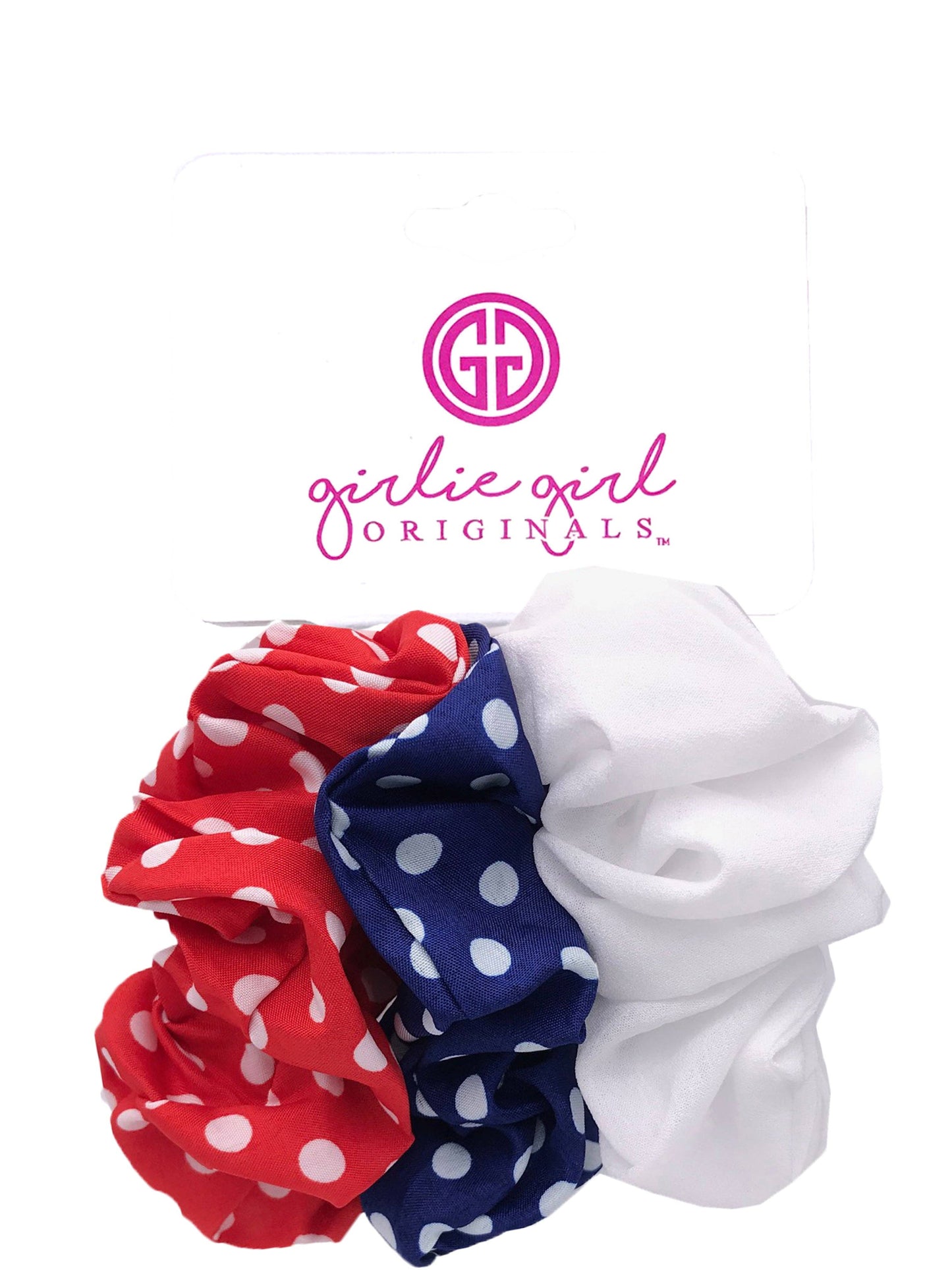 Girlie Girl Originals - SCR-16-DOT Assorted Scrunchies Girlie Girl Originals