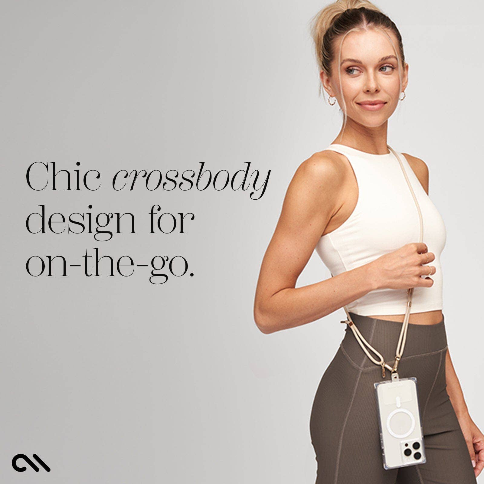 Case-Mate - Beige Rope Phone Crossbody: Beige Rope Case-Mate