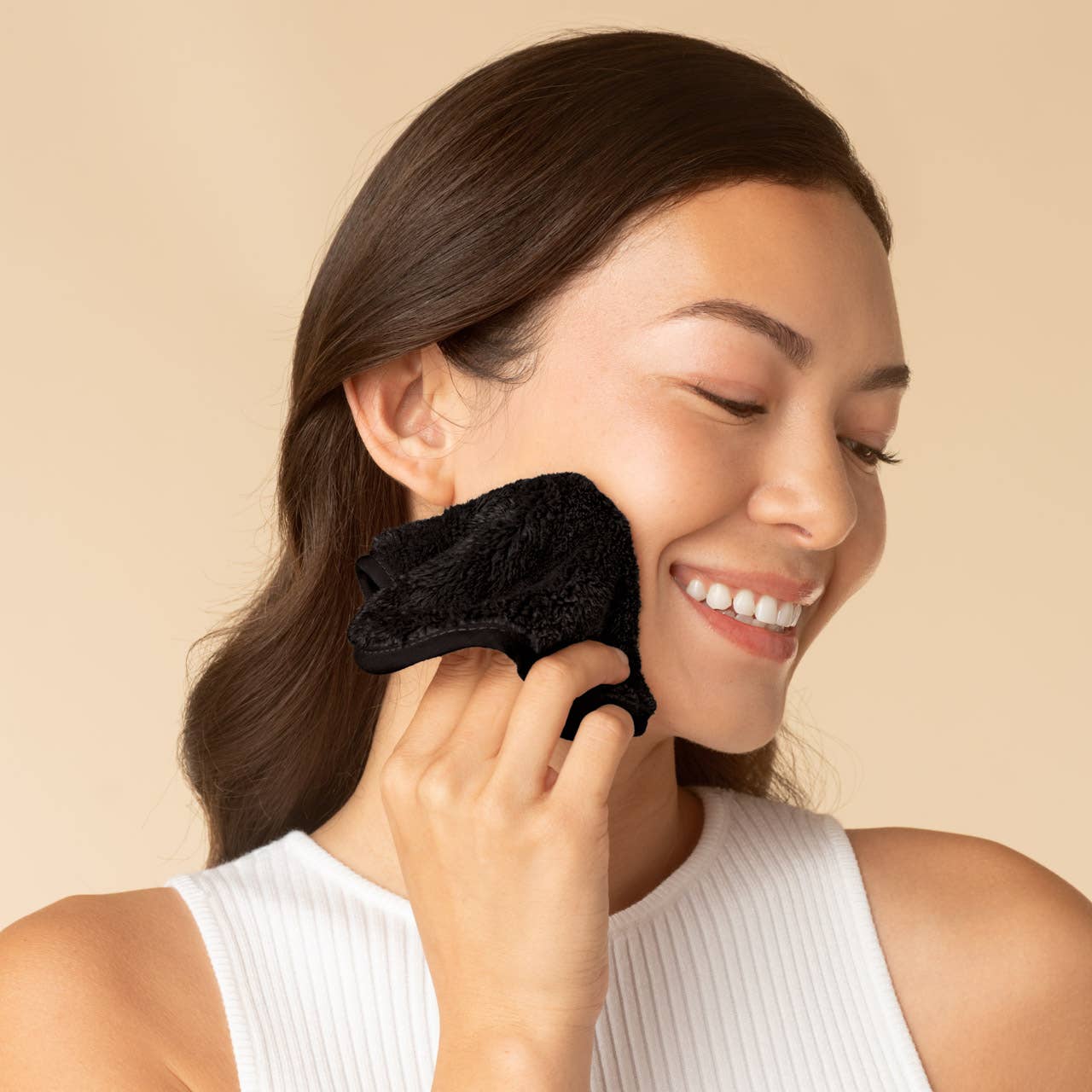 KITSCH - Microfiber Face Towels 3pc Set - Black KITSCH