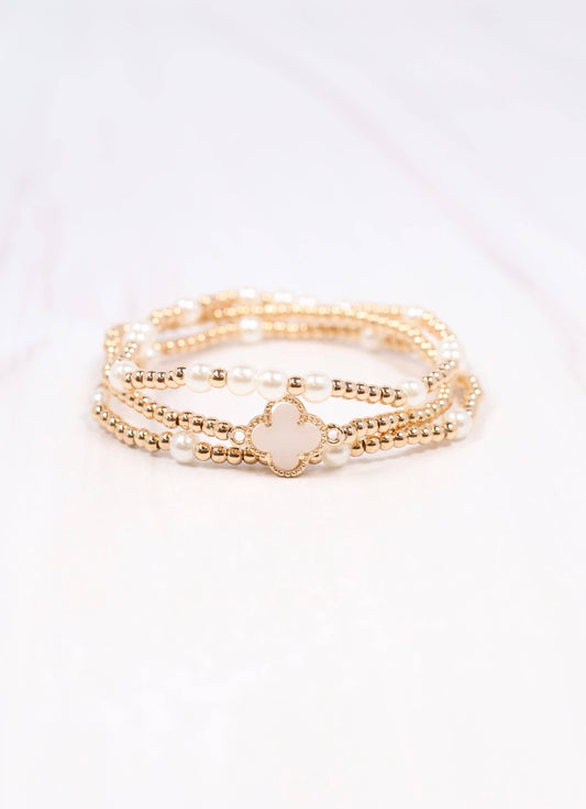 Caroline Hill - Pollack Bracelet Set GOLD: Default Caroline Hill