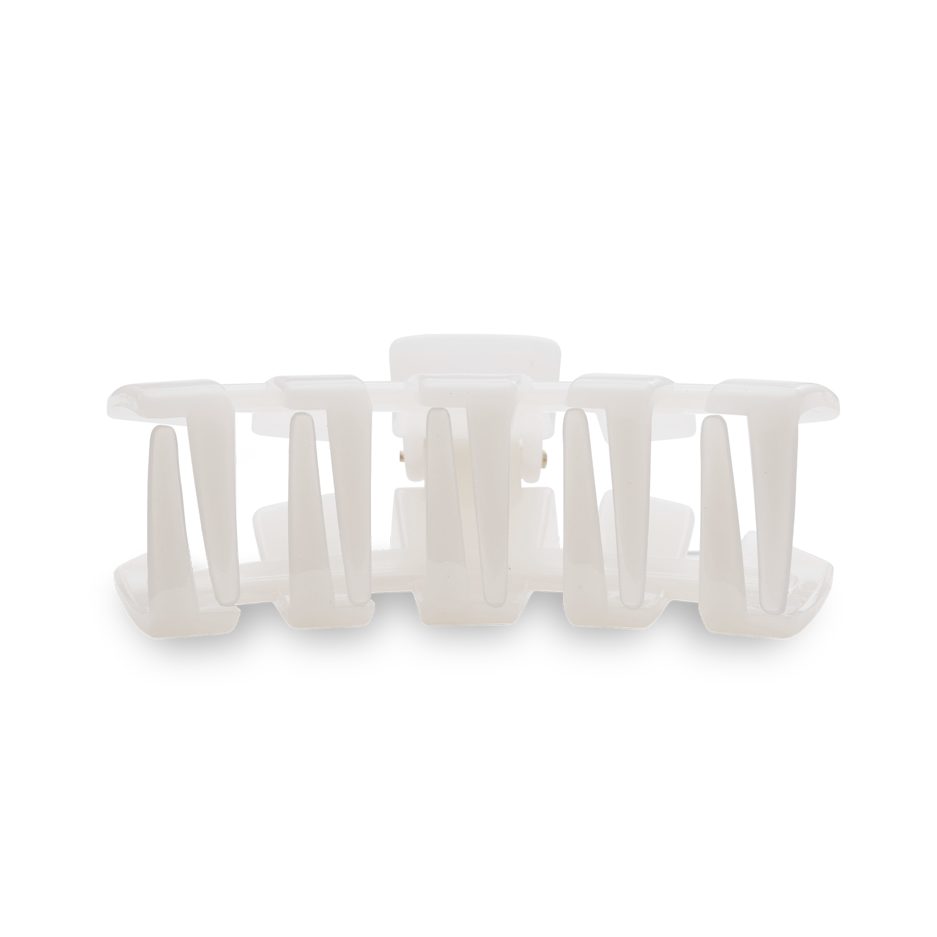TELETIES - Classic Hair Clip | Small | Coconut White TELETIES