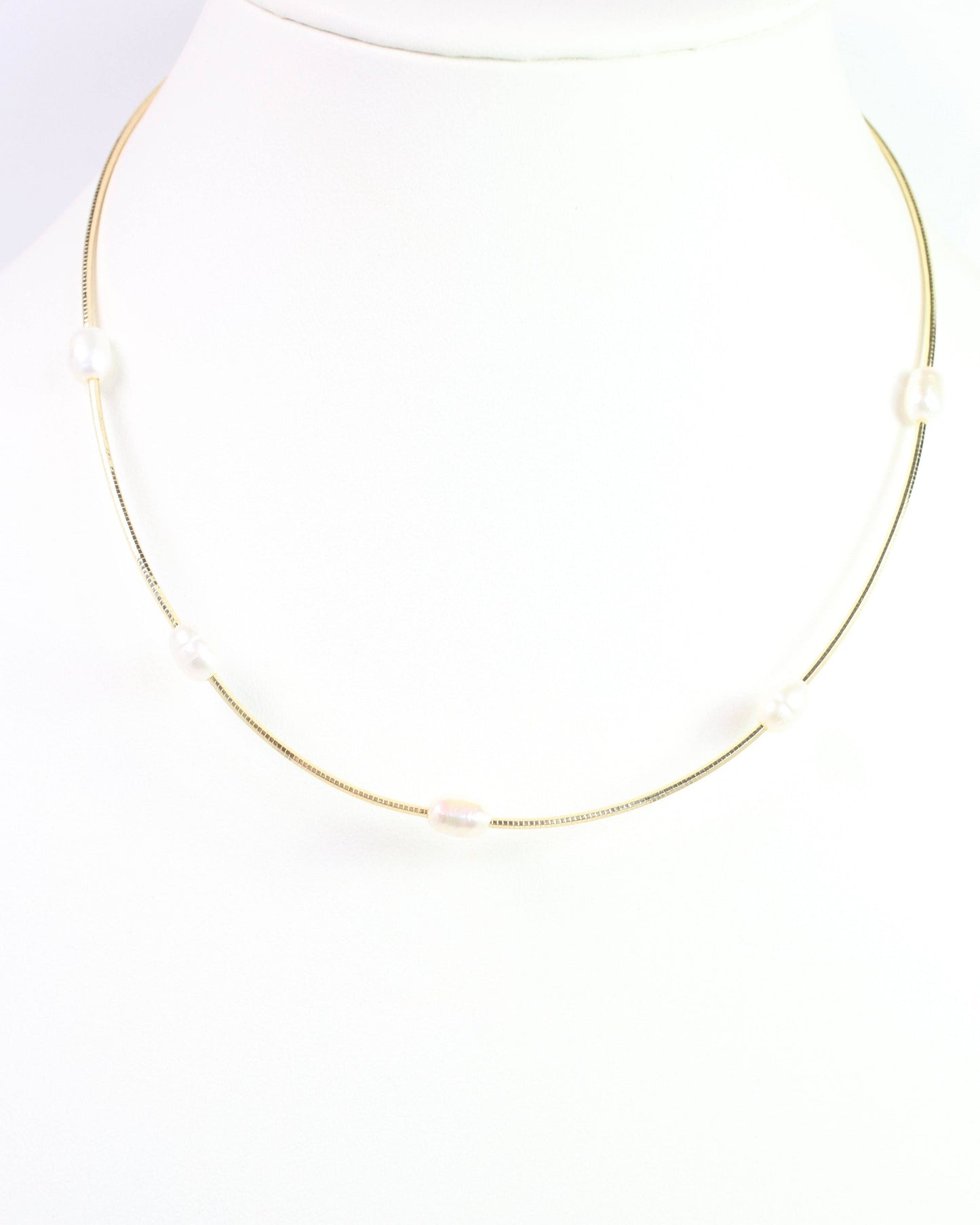 Caroline Hill - Erin Pearl Necklace WR Gold: Default Caroline Hill