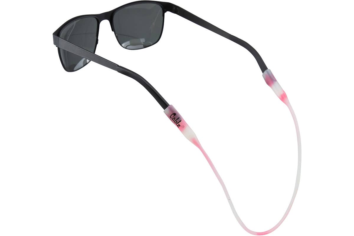 Cablz, Inc - Cablz - Mini Silicone.  Made from 100% Silicone!-MiniPink: Pink/White/Glow / 12" Cablz, Inc
