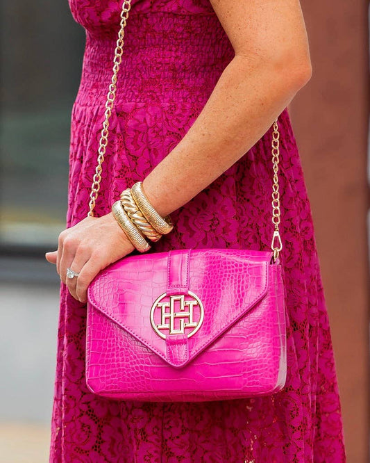Caroline Hill - Isabella Crossbody Hot Pink EC: Default Caroline Hill